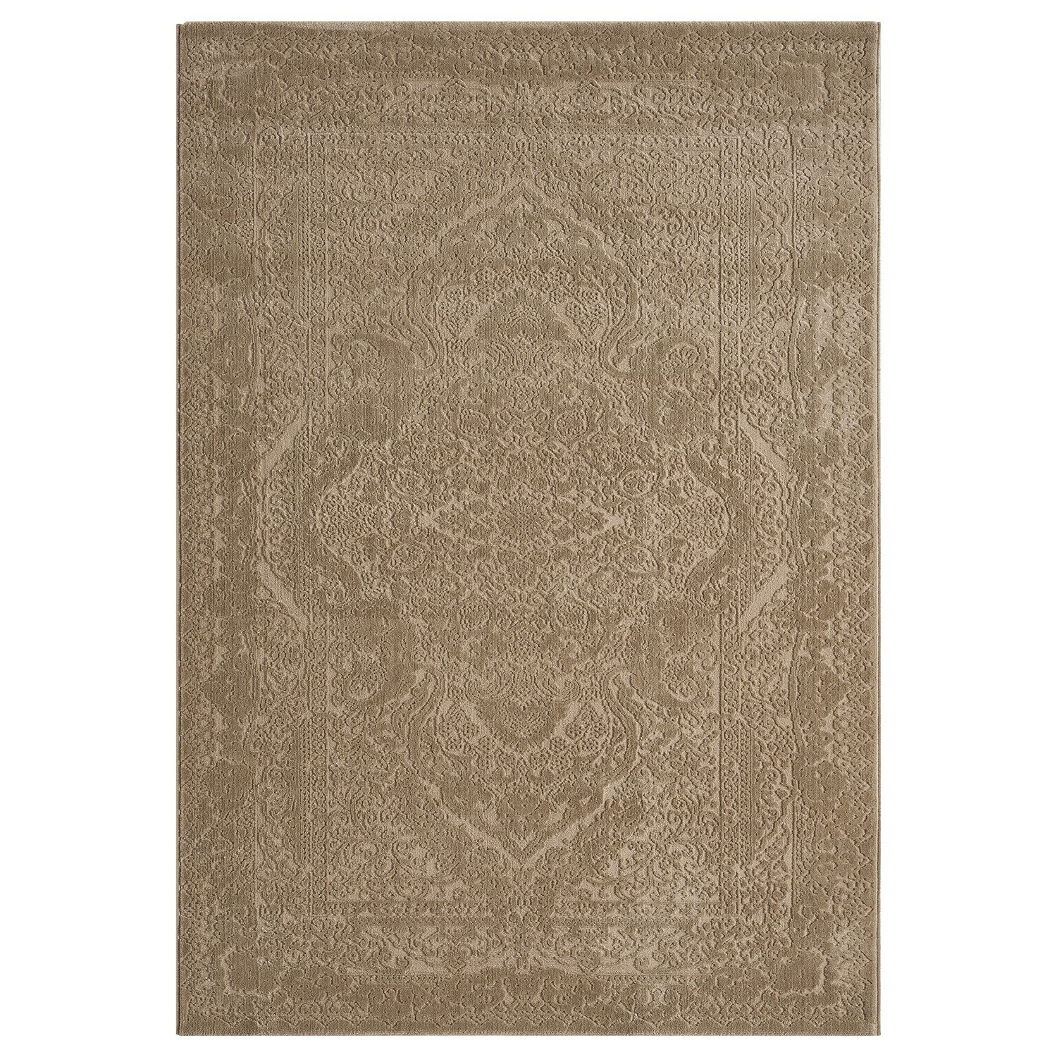 Vimoda Orientteppich Costalight, Klassischer und moderner Teppich, Rechteckig, Höhe: 8 mm, Orient Design, Hoch-Tief Effekt 3D, Vintage, Wohnzimmer, Schlafzimmer