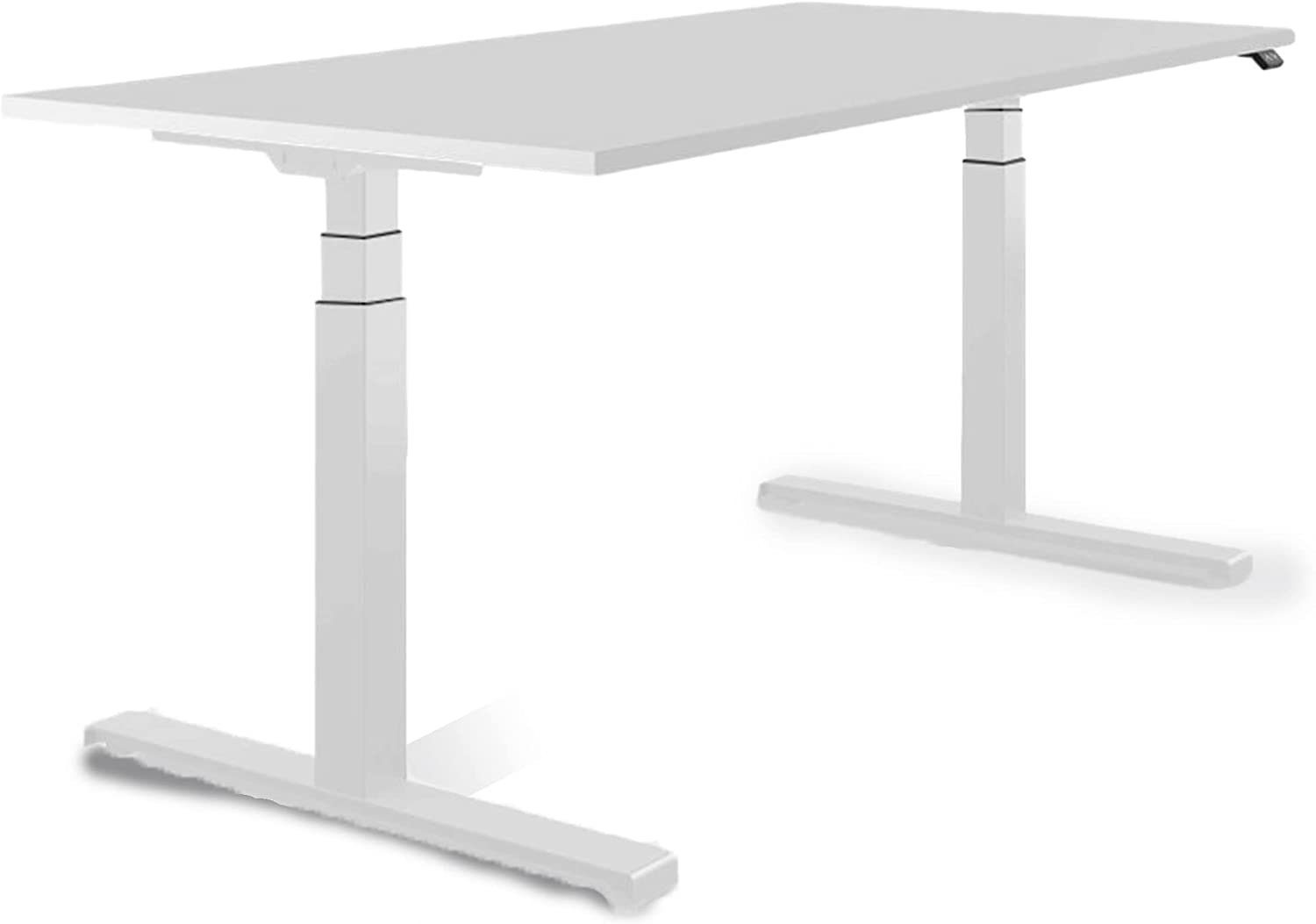 Schaff Schreibtisch »Schaff Schreibtisch elektrisch höhenverstellbar -  Tischplatte Weiss mit Gestell "YOU" weiss« online kaufen | OTTO
