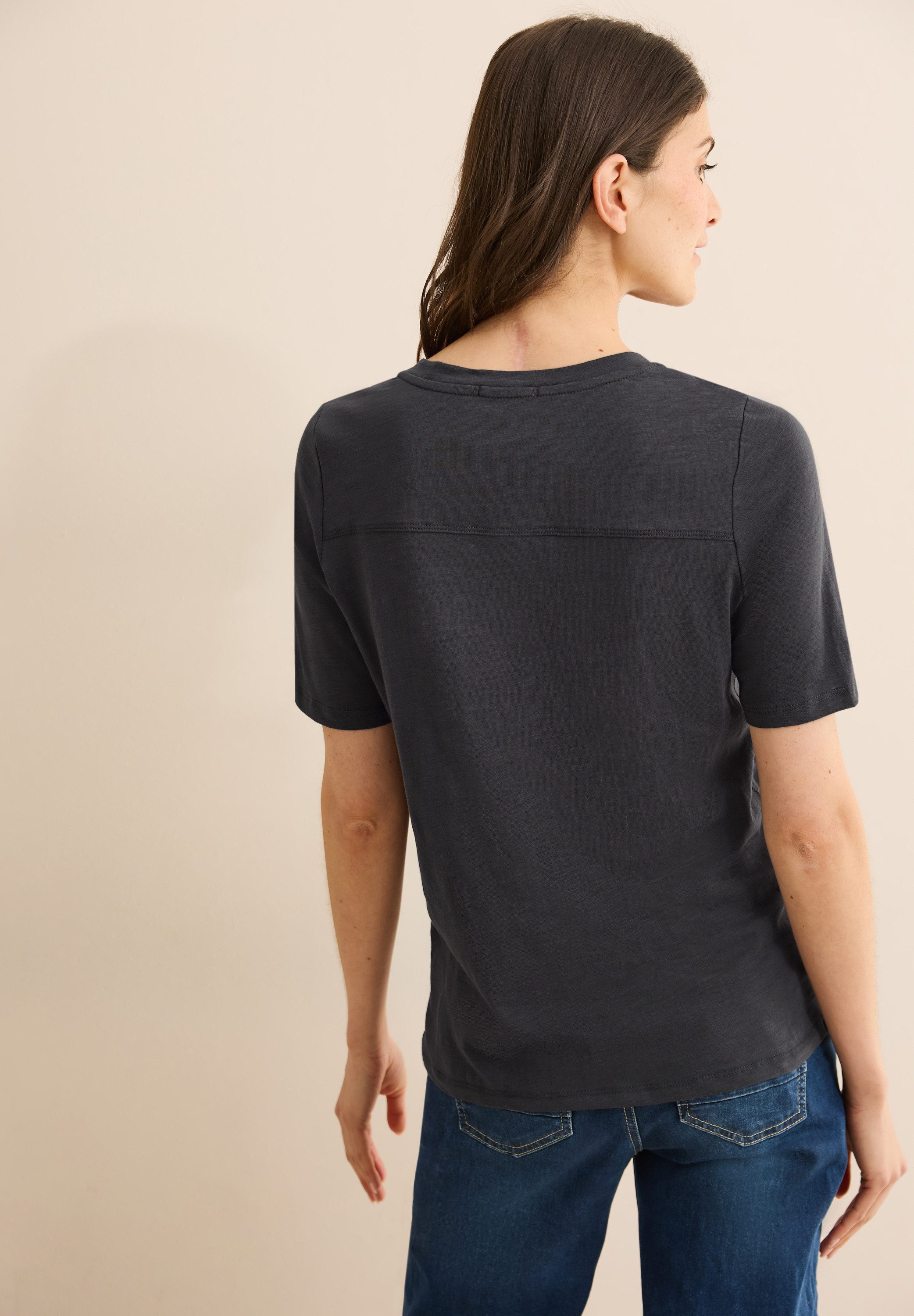 Cecil T-Shirt, aus reiner Baumwolle günstig online kaufen