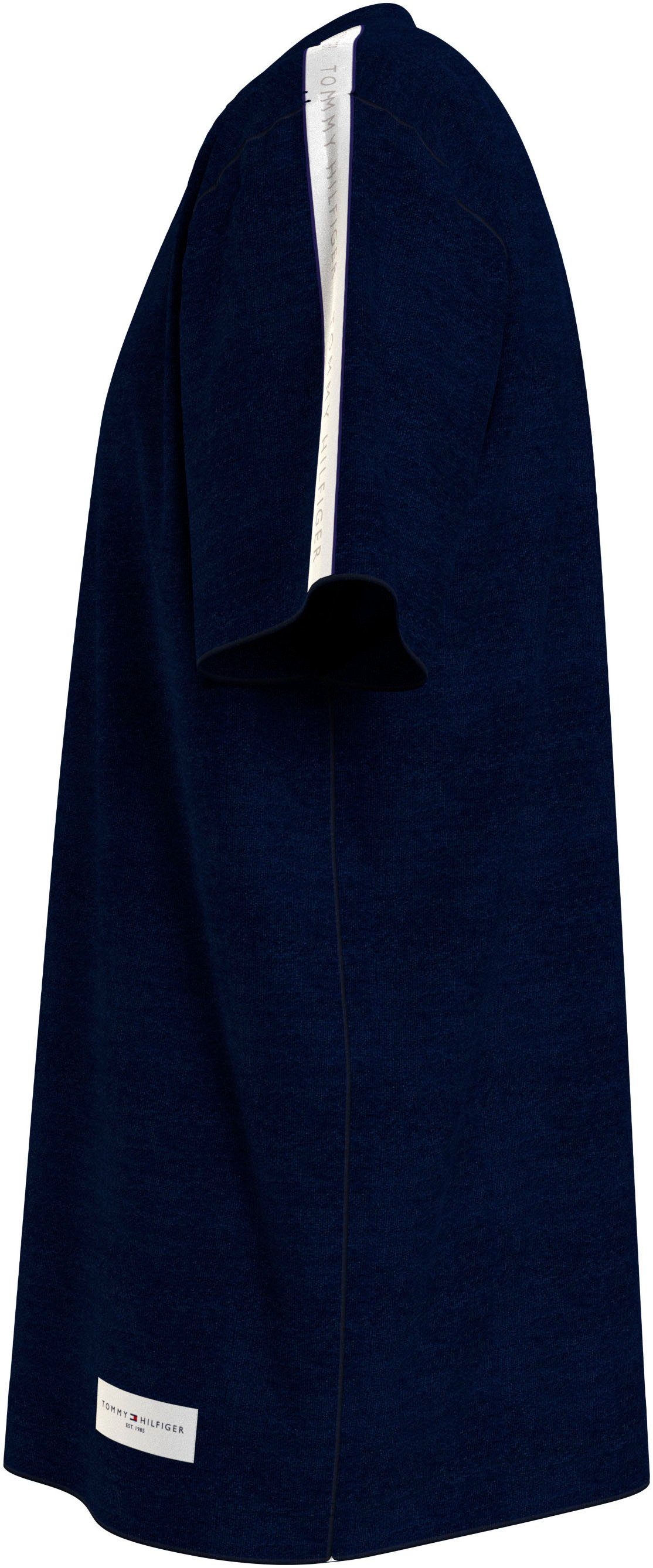Tommy Hilfiger Underwear BT sky den Ärmeln SS Schultern an T-Shirt desert mit TEE und LOGO Logo-Streifen