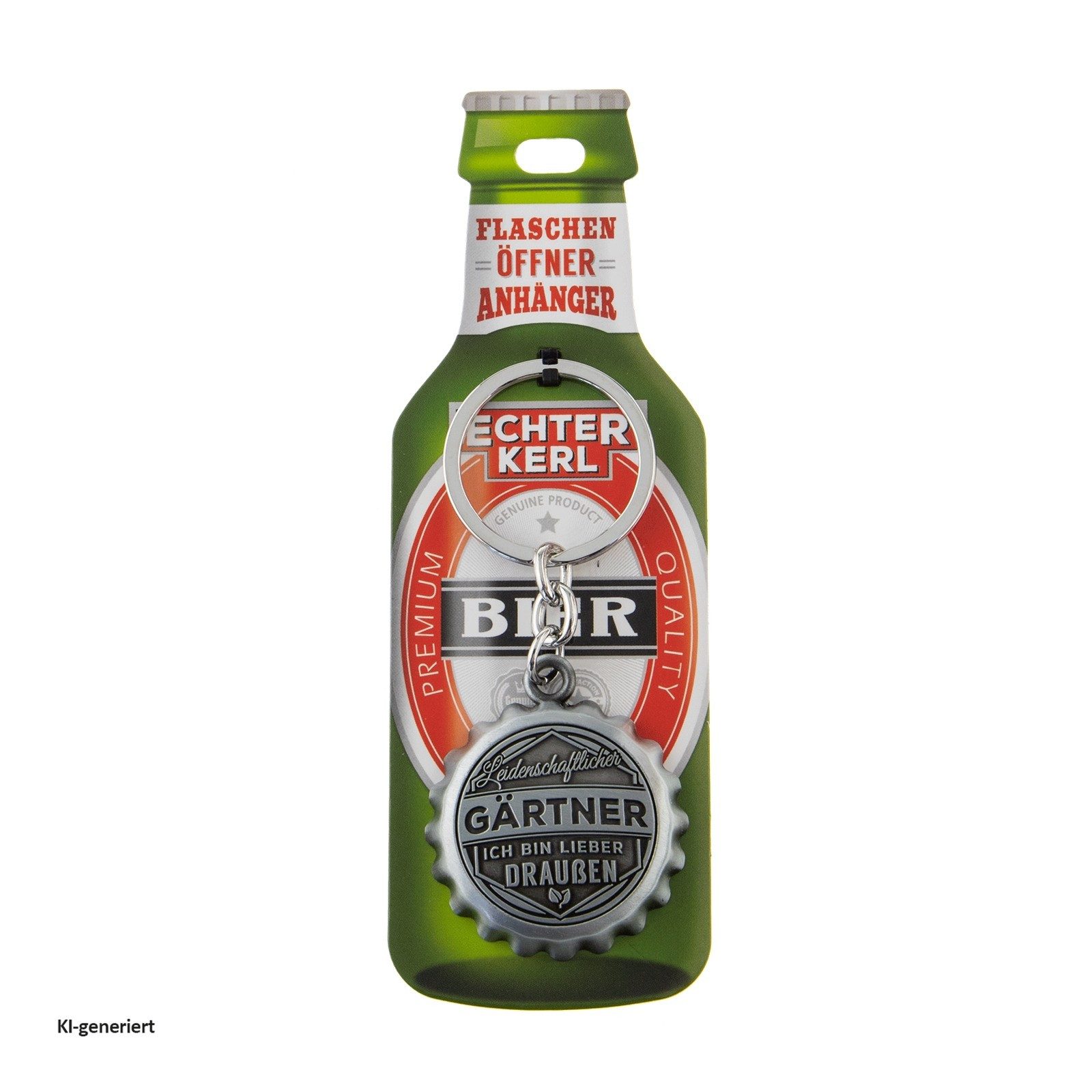 HTI-Living Flaschenöffner Echter Kerl Flaschenöffner Gärtner (Stück, 1-tlg., 1 Flaschenöffner), Geschenkidee