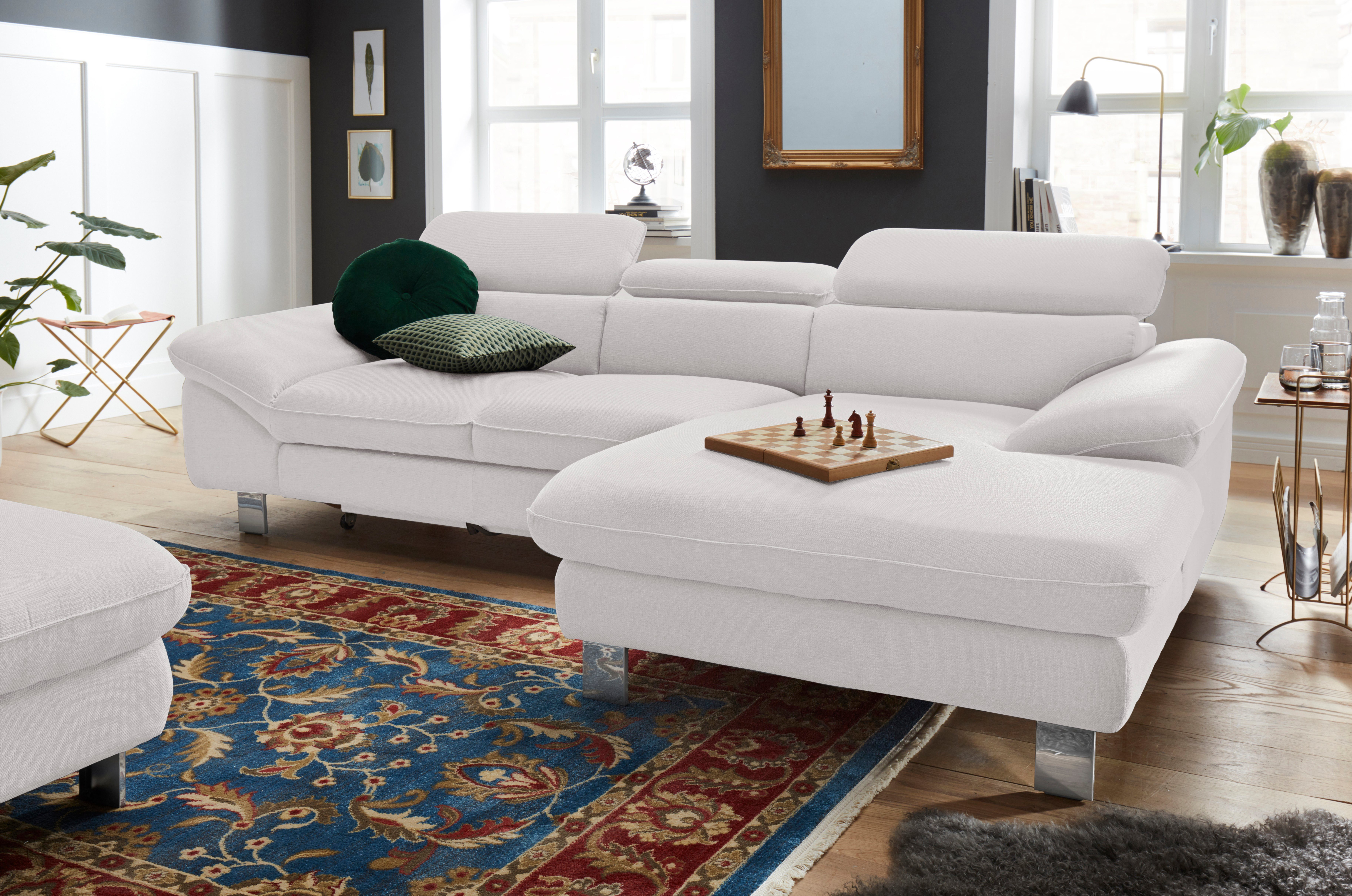 COTTA Ecksofa Driver L-Form, mit Kopfteilverstellung, günstig online kaufen