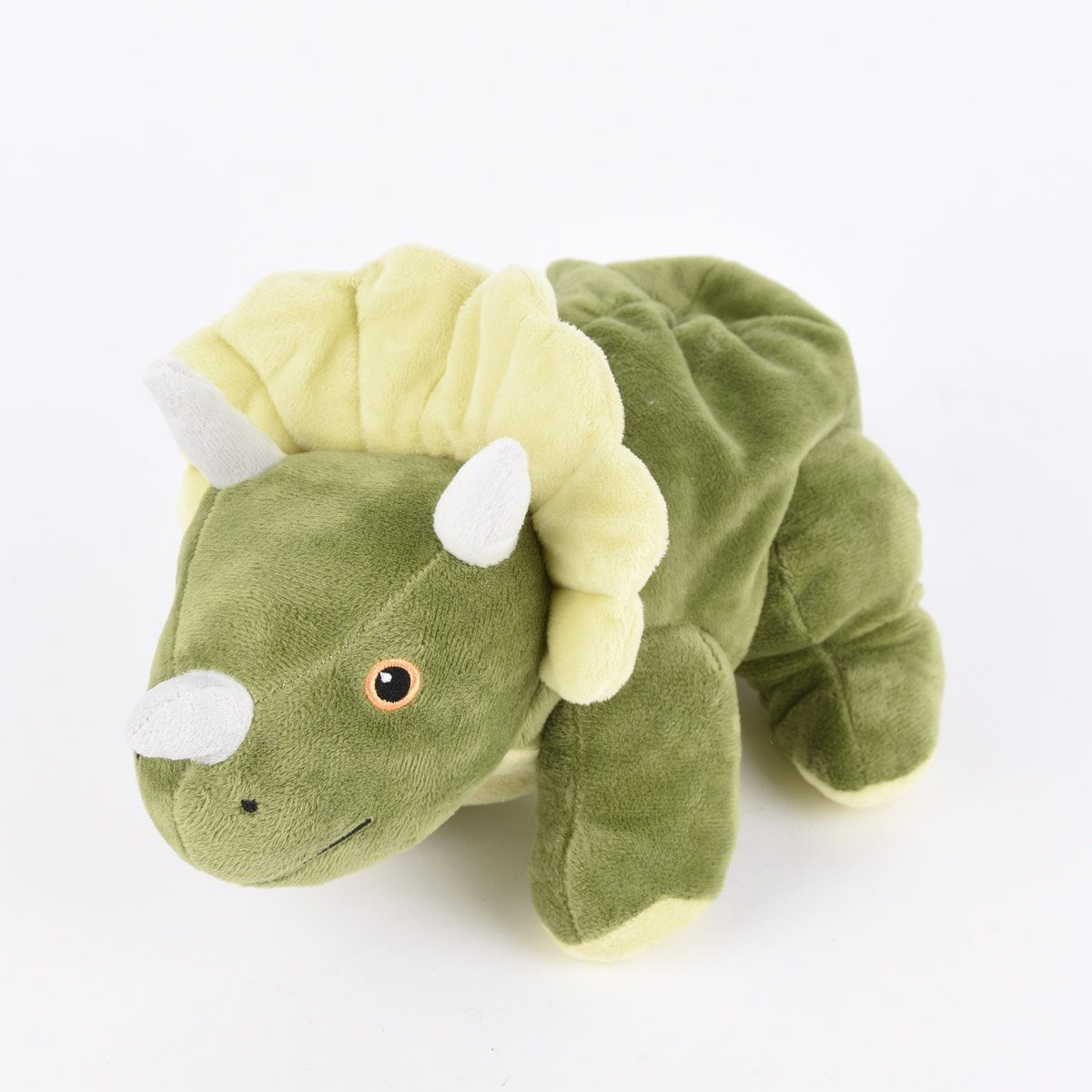 Warmies® Dekokissen Warmies Wärmestofftier Dino Triceratops grün Hirse-Lavendelfüllung