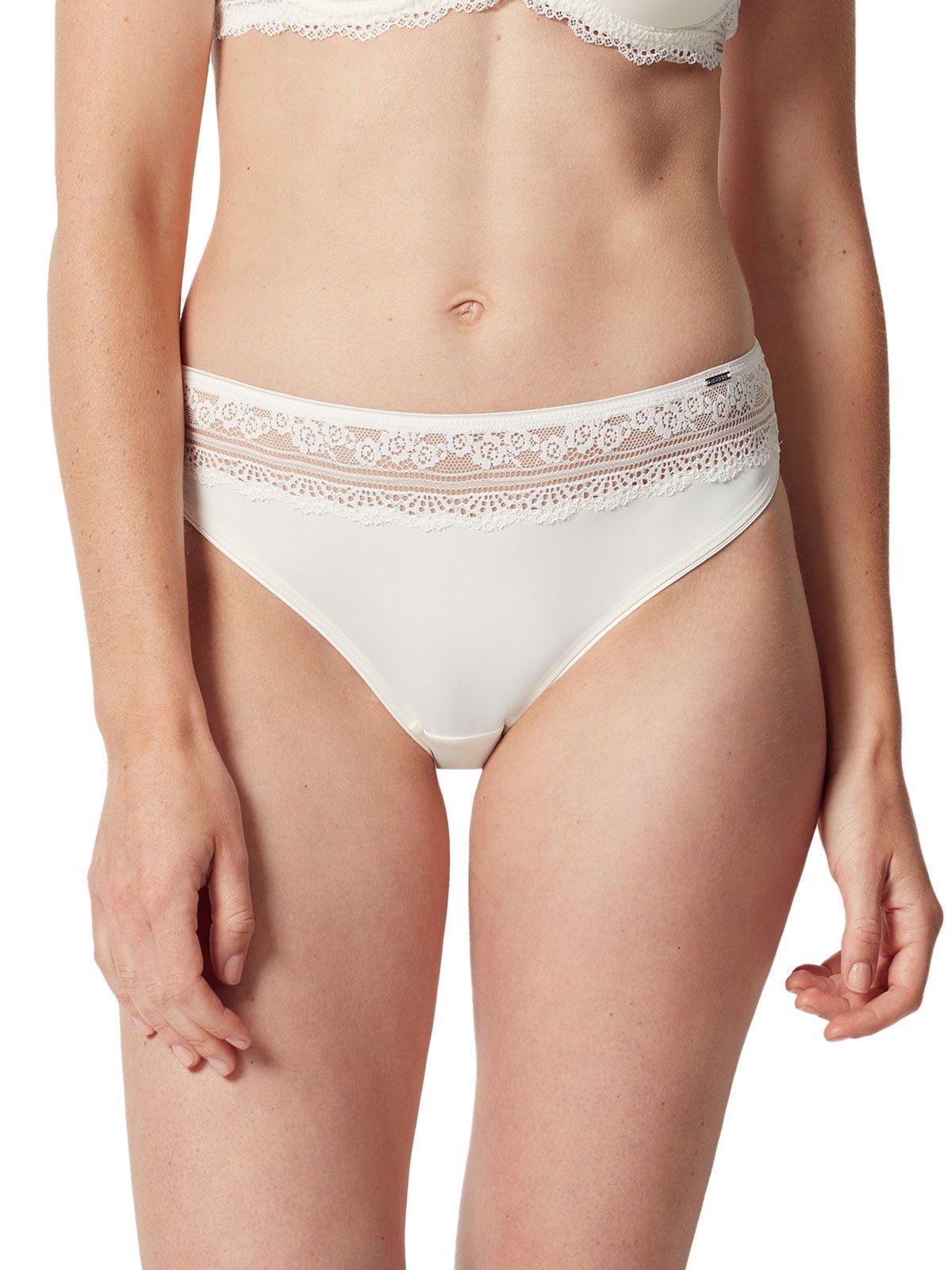 HUBER Taillenslip Damen Taillenslip hautnah Micro Lace (Stück, 1-St) gerundeter Beinausschnitt