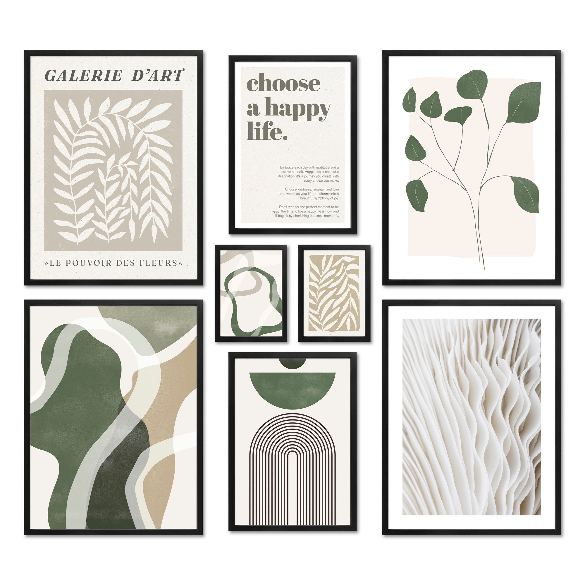 ARTFAVES Bilder-Collage Poster Set - GREEN günstig online kaufen