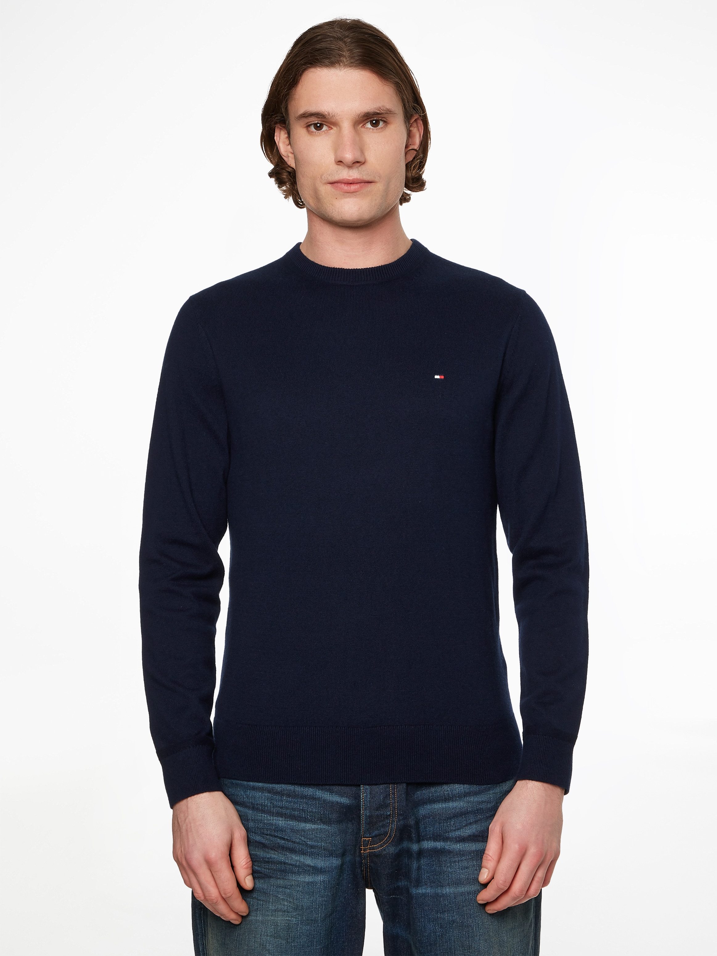 Tommy Hilfiger Rundhalspullover PIMA ORG CTN günstig online kaufen