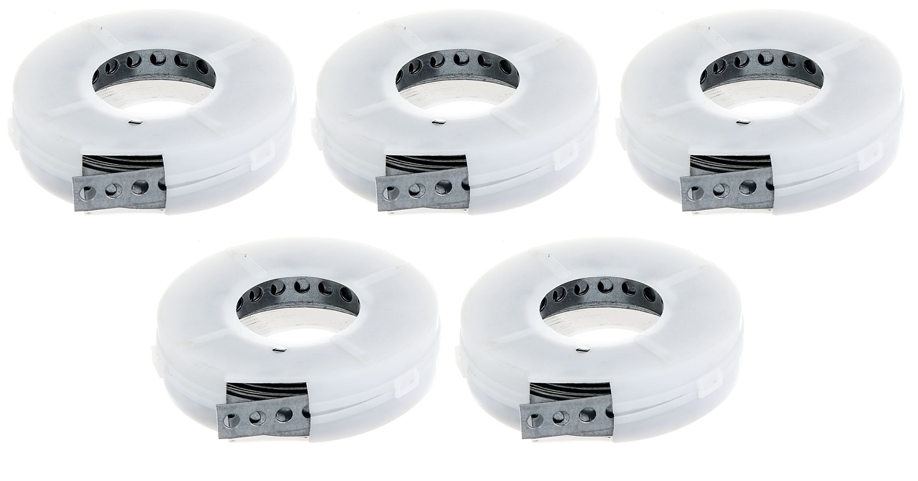 Alberts Winkelverbinder Alberts 848088 Lochband, mit oder ohne Abrollkasette, sendzimirverzink, Alberts 5x Lochband 3 m, sendzimirverzinkt