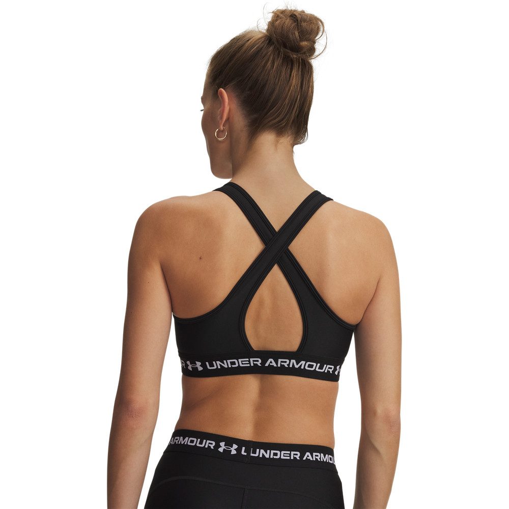 Under Armour® Sport-BH CROSSBACK MID BRA für mittlere Belastung, mit herausnehmbaren Körbchen, atmungsaktiv