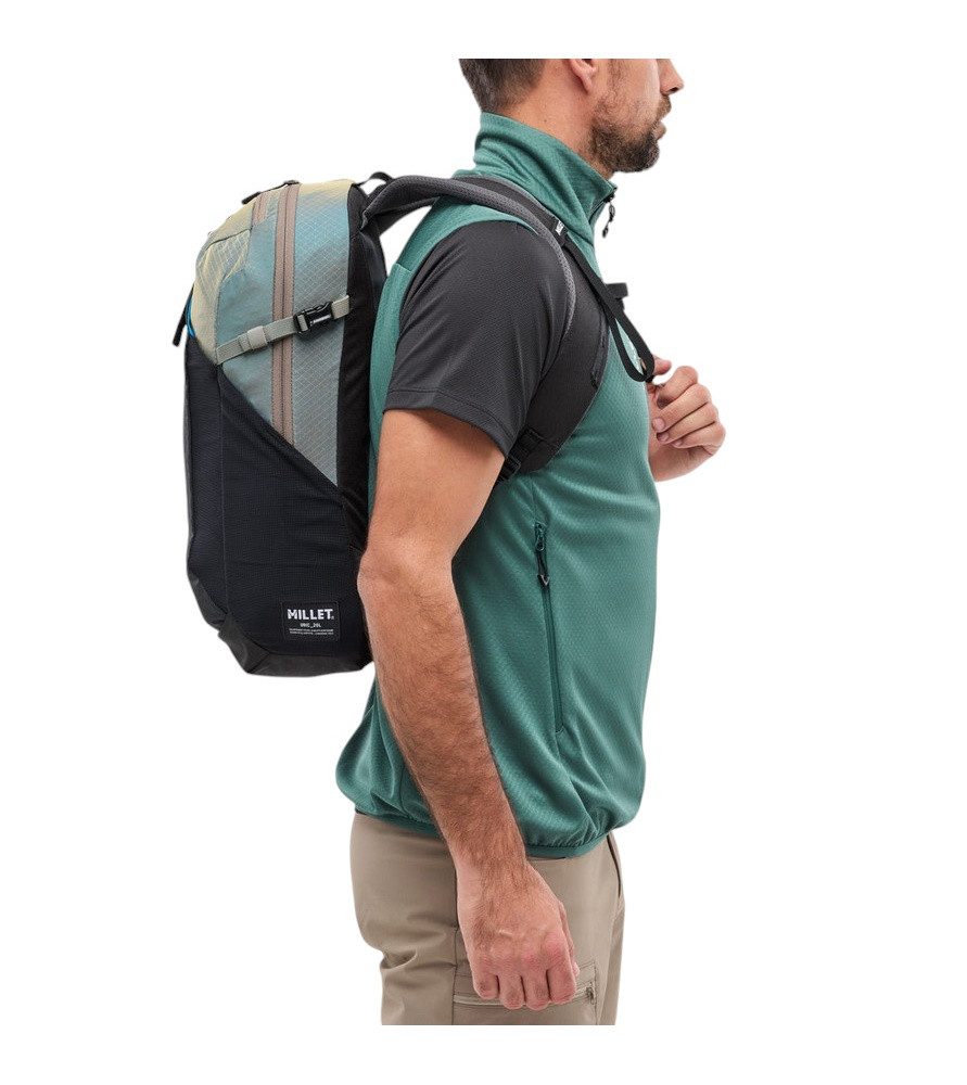 Millet Wanderrucksack Ubic 20 (für Tagestouren, vielseitig) 2025 schwarz/sand - 20 Liter