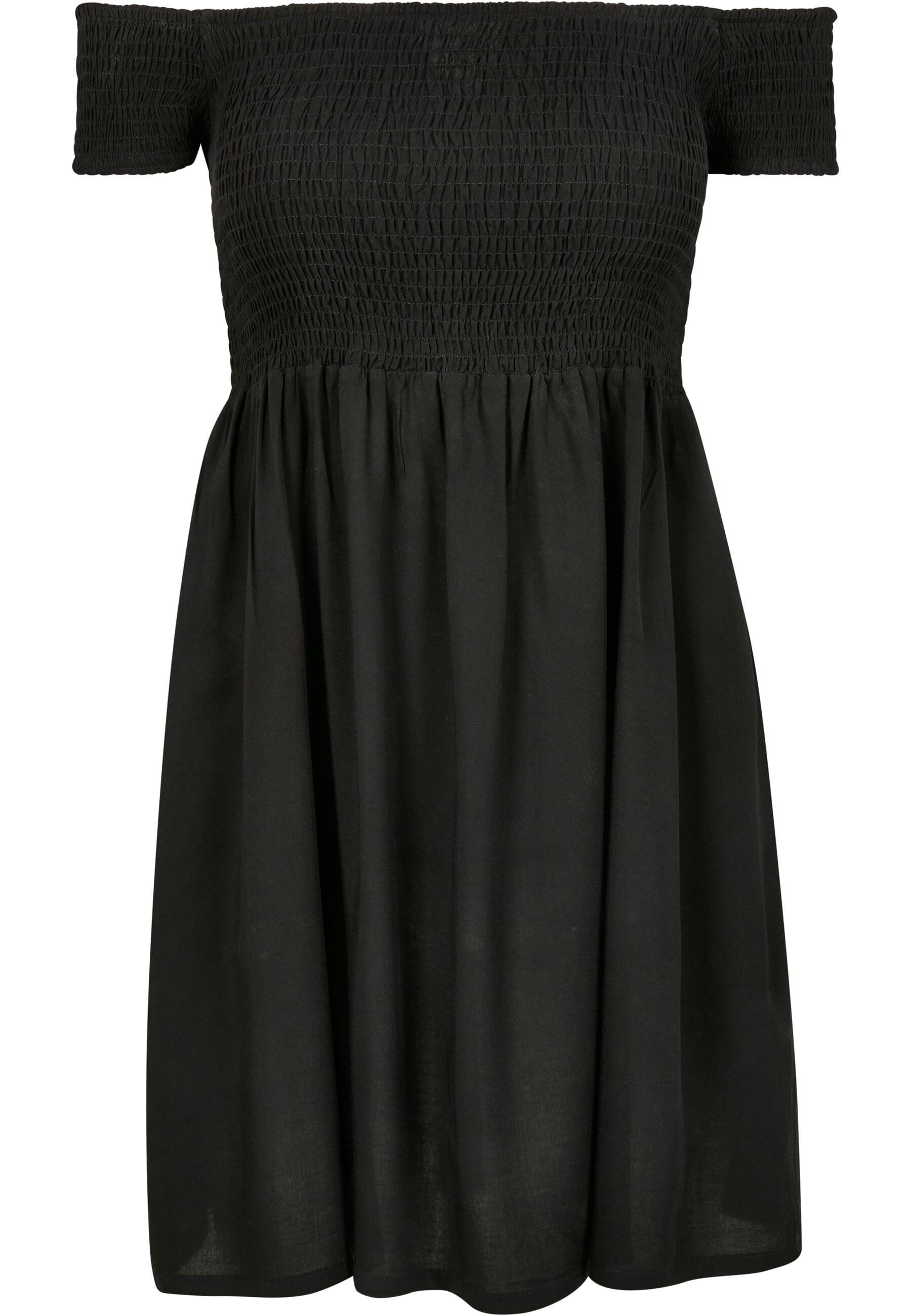 URBAN CLASSICS Shirtkleid Urban Classics Damen Ladies Smoked Off Shoulder Dress 1-tlg mehr