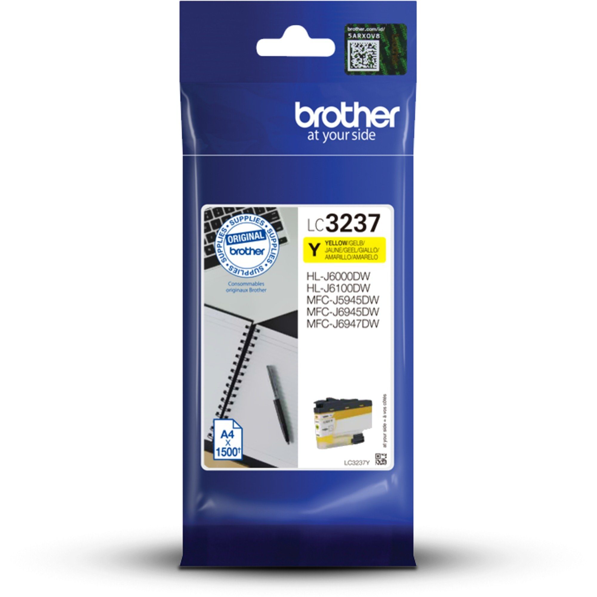 Brother Brother Tinte gelb LC-3237Y Tintenpatrone