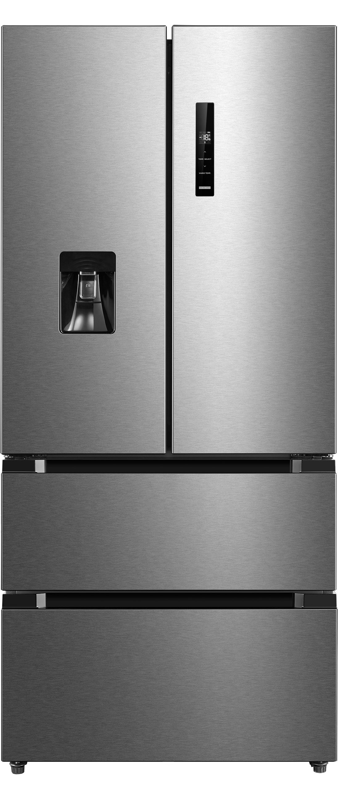 Hanseatic French Door HFD18983CWDI, 190 cm hoch, 83 cm breit, Wasserspender mit Wassertank