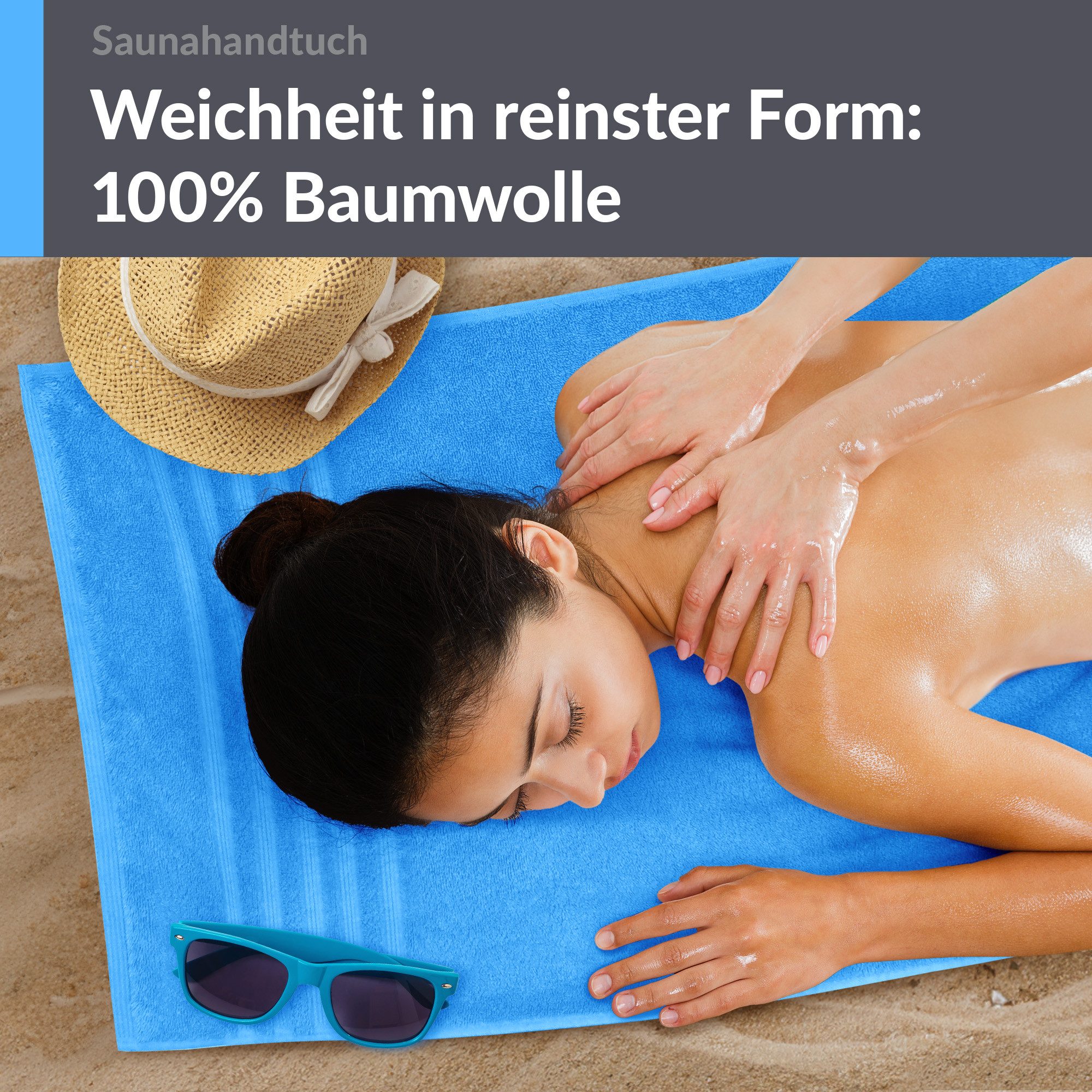 Lashuma Saunatuch XXL Handtuch London, Frottee (1-St), großes Badetuch Damen & Badehandtuch Herren 80x200 - Saunahandtuch