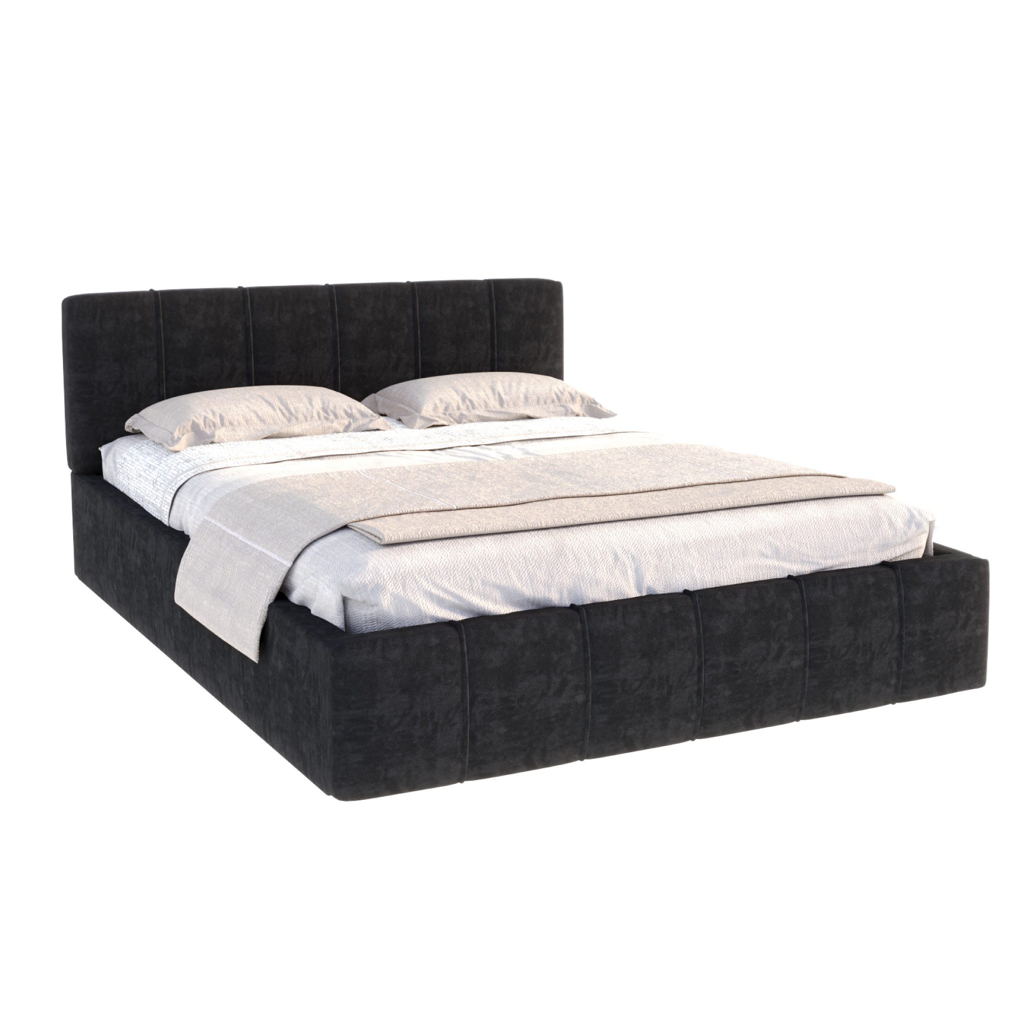 FDM Polsterbett FLORIDA Bettgestell 90x200, 120x200, 140x200, 160x200, 180x günstig online kaufen