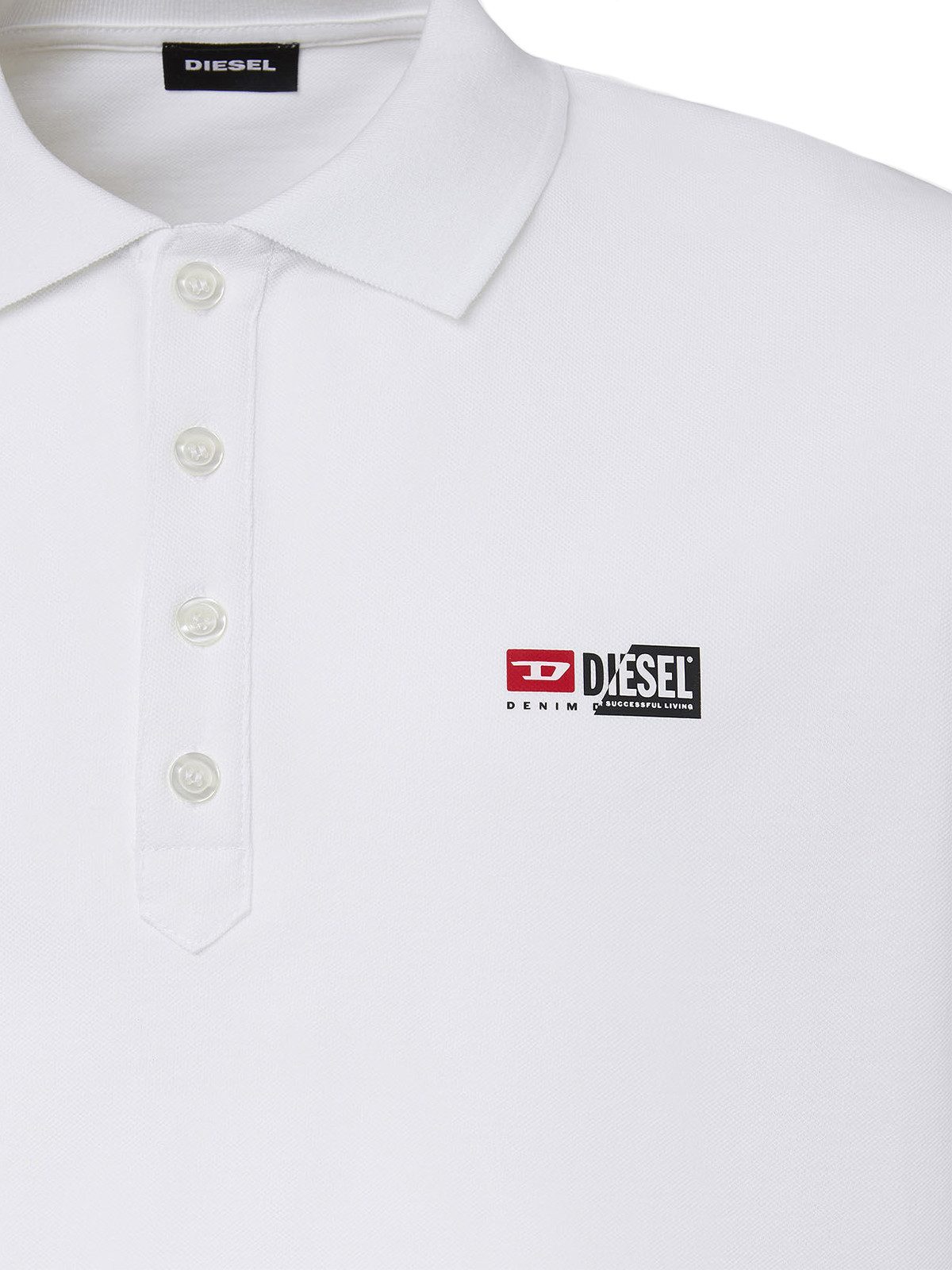 Diesel Poloshirt Regular Fit Logo Shirt - T-WEET-SPLIT
