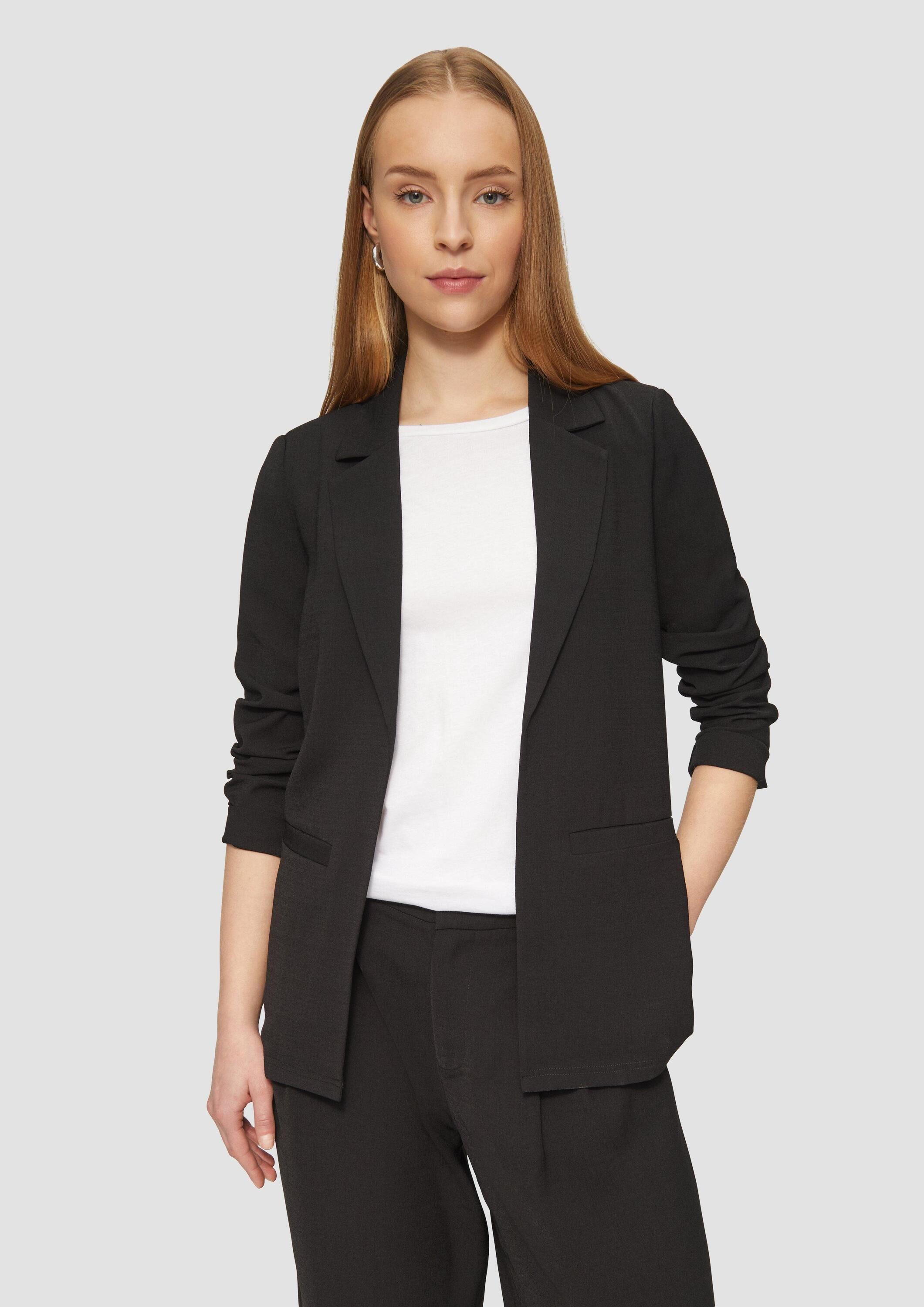QS Jackenblazer Indoor-Blazer leichter Blazer im Regular Fit günstig online kaufen