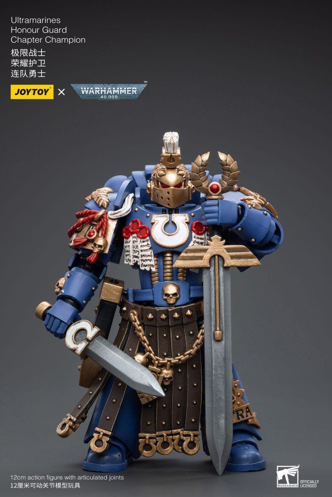 Joy Toy (CN) Actionfigur Warhammer 40k Actionfigur 1/18 Ultramarines Honour Guard Chapter Champ