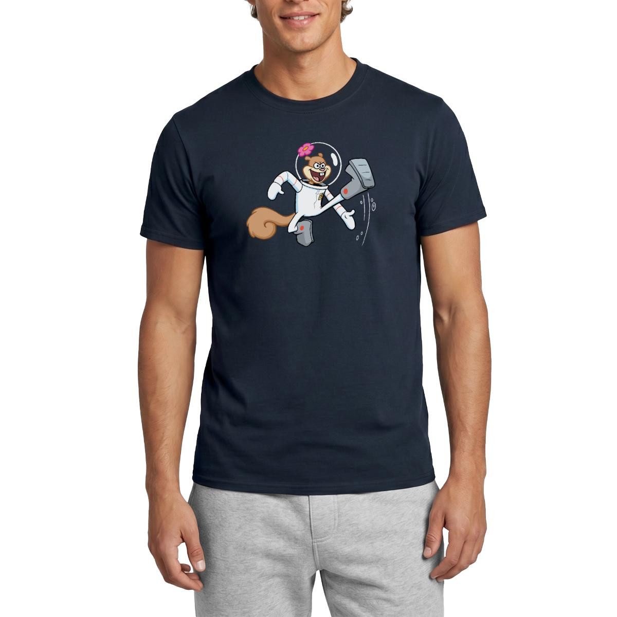 T-Shirt Spongebob Schwammkopf Sandy Cheeks Design Männer T-Shirt