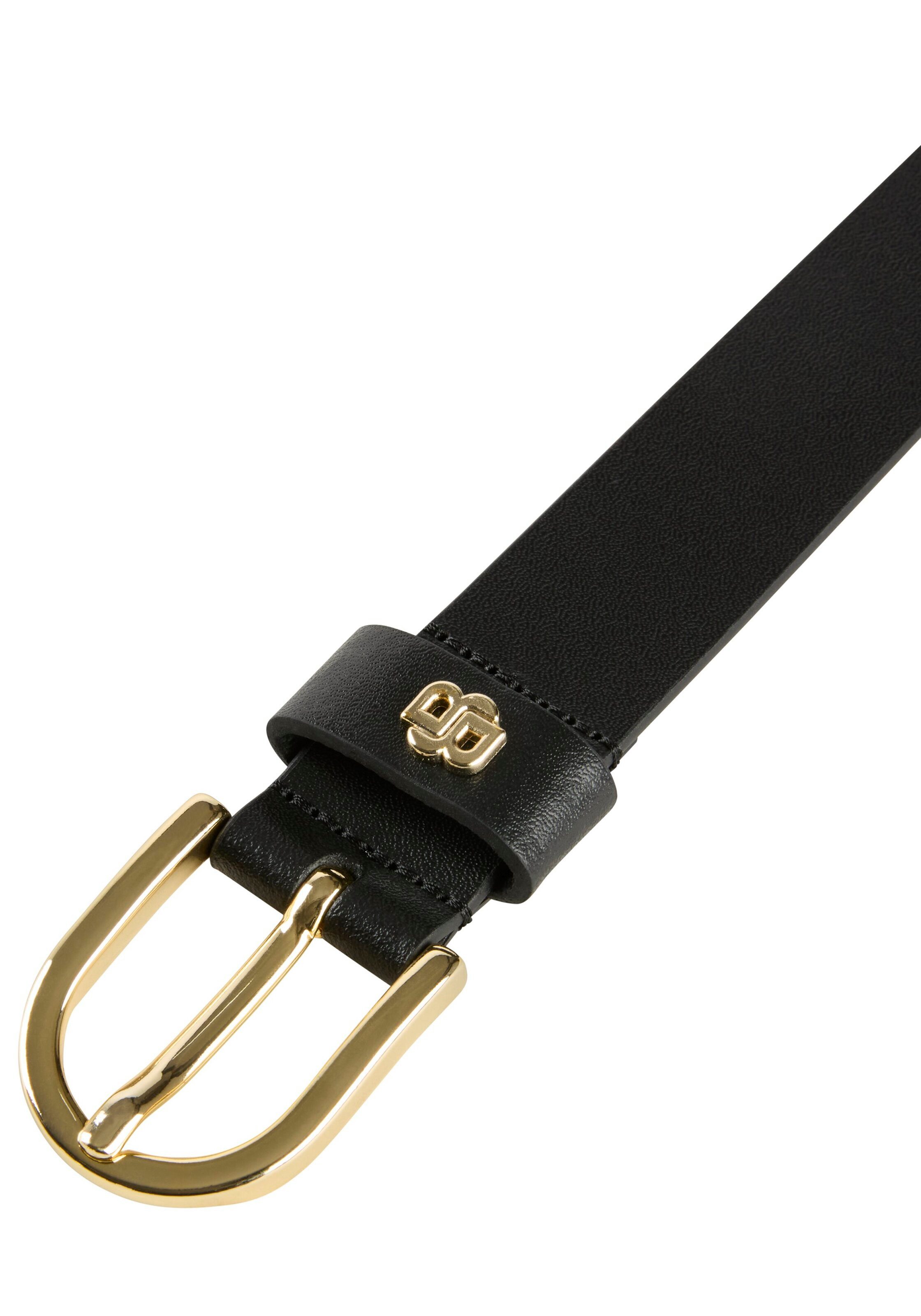 BOSS Ledergürtel Scarlet Sz25 mit Stacked-Logo günstig online kaufen