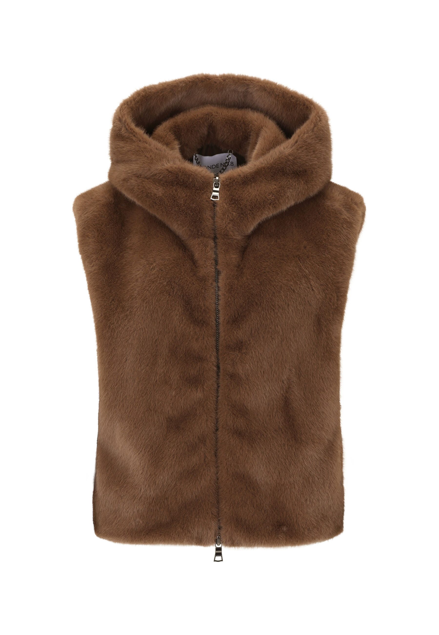 Blonde No.8 Fellimitatweste ASHLEY mit Kapuze günstig online kaufen