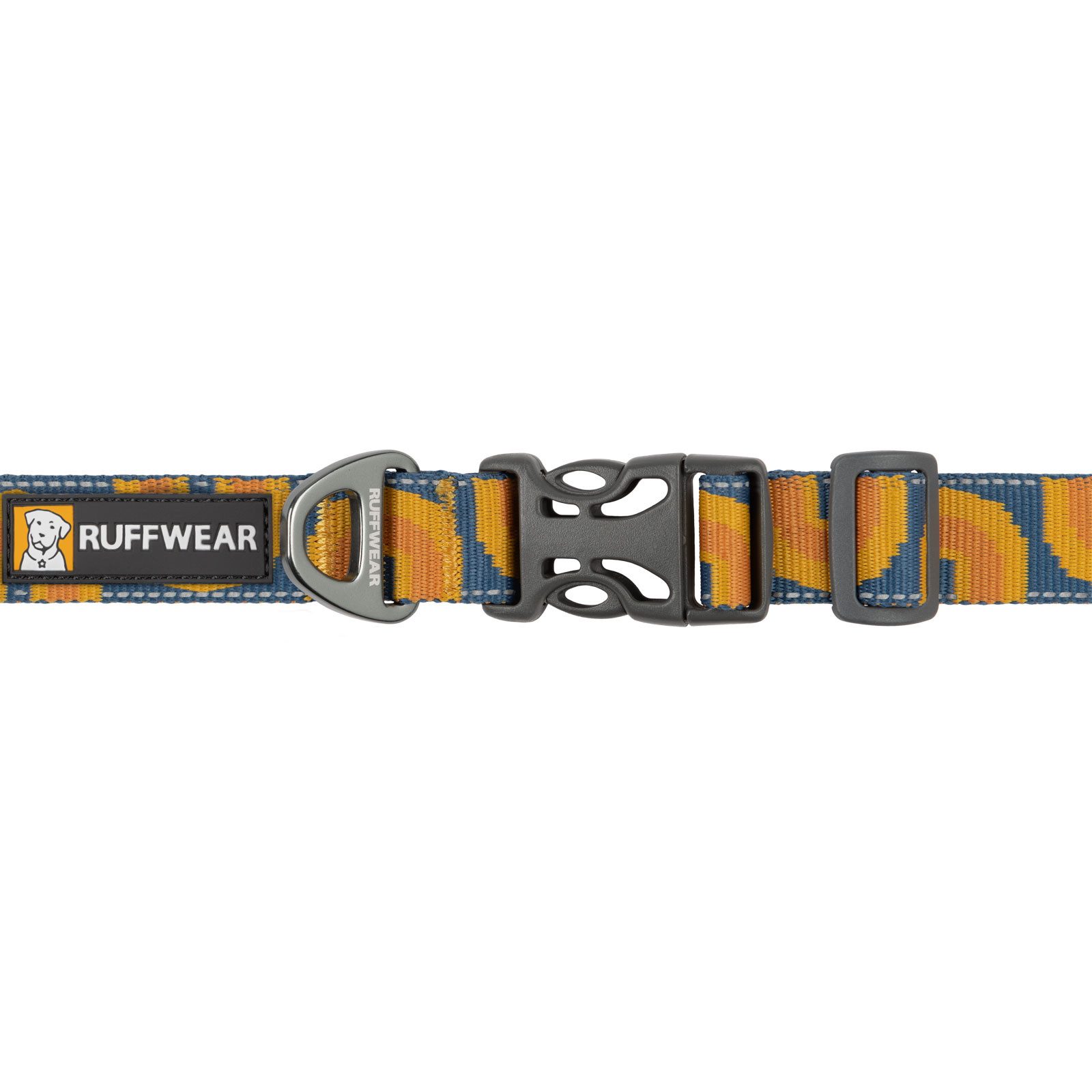 Ruffwear Hunde-Halsband CRAG™ COLLAR 25802-972, Webgurt: 100% polyester Tubelok V-Ring: eloxiertes 6061-T6 Aluminium Klickverschluss: seitlicher ITW Nexus Airloc, Verstellbar, Klickverschluss, Reflektoren