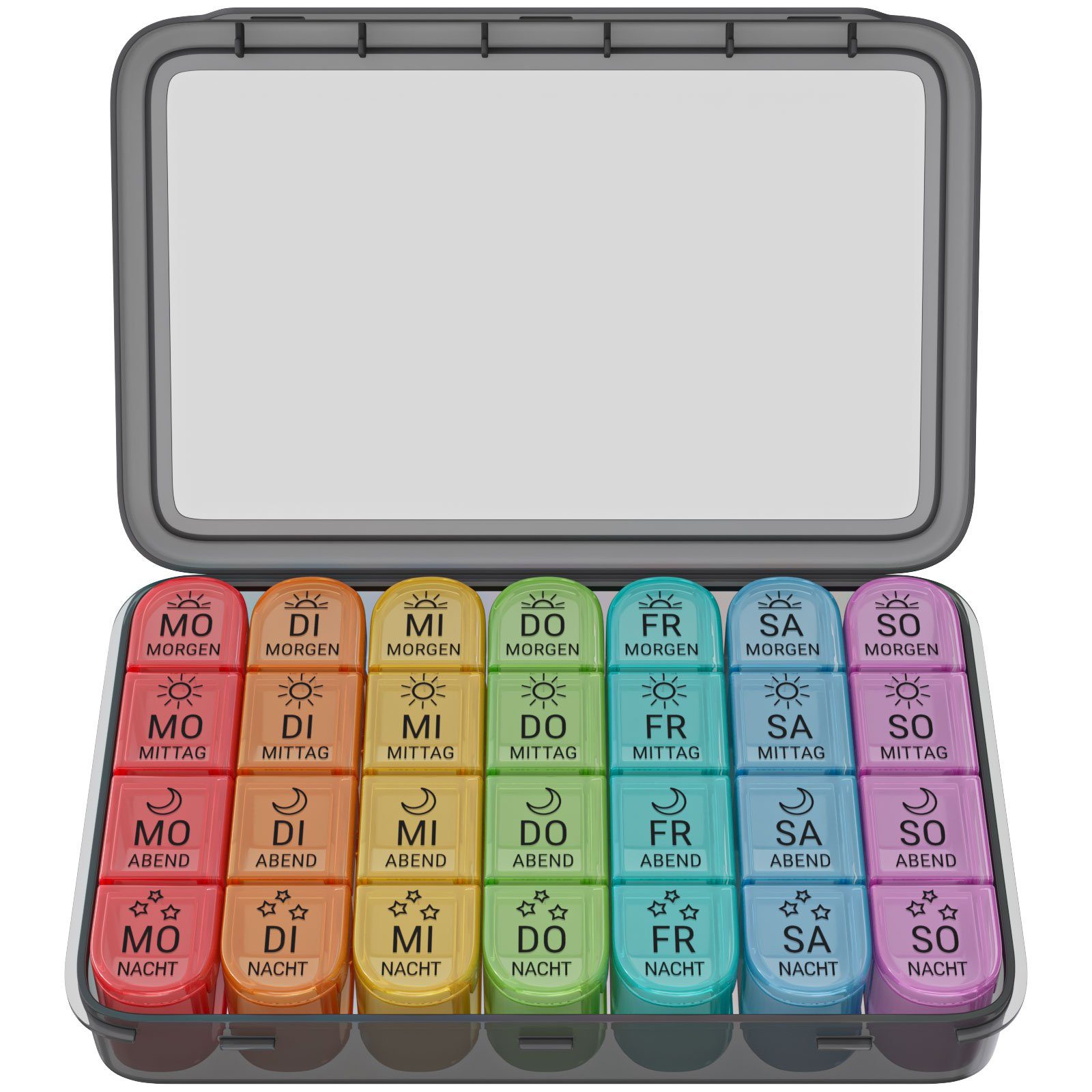 Pillendose Große Tablettenbox für 7 Tage
