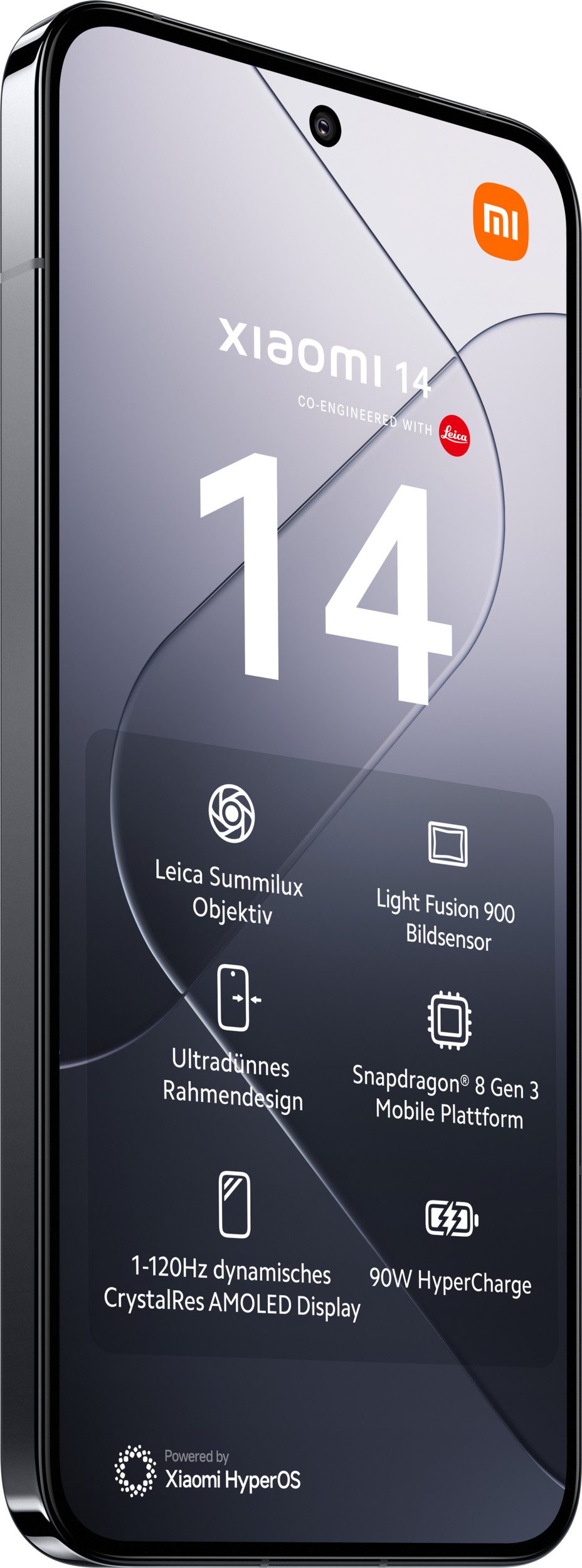 Xiaomi Xiaomi 14 Schwarz 12 Gigabyte 512 Gigabyte Smartphone (512 GB Speicherplatz, 50 MP MP Kamera, Wireless Charging,Built-In GPS,Dual SIM)