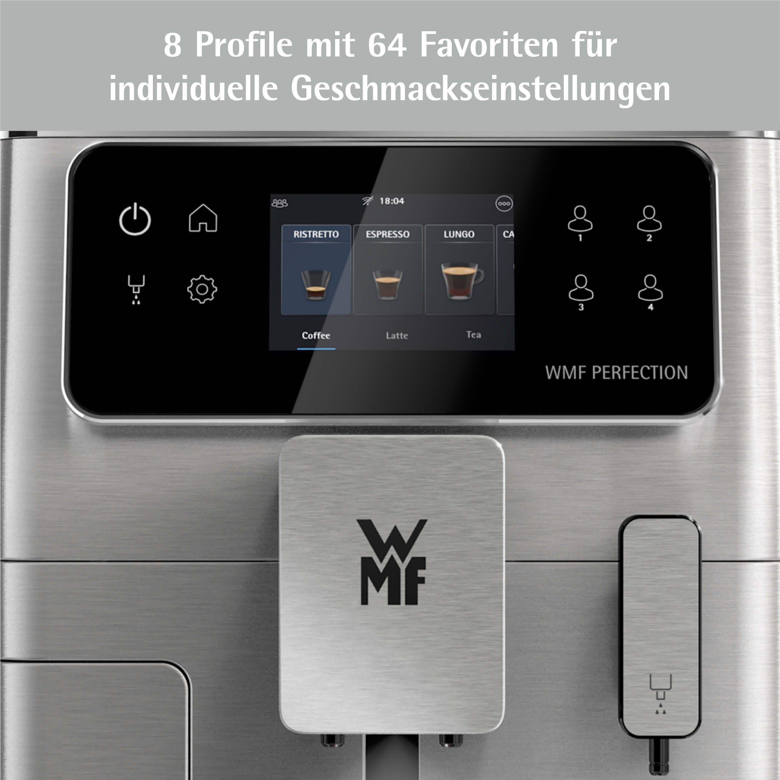 WMF Kaffeevollautomat, intuitive Bedienung