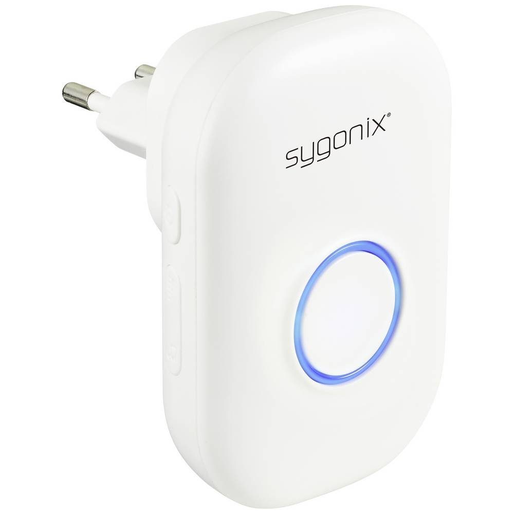 Sygonix Smart Home Türklingel FUNKKLINGEL KOMPLETTSET BATTERIELOS SY-5225388 (batterielos, mit Blitzlicht)