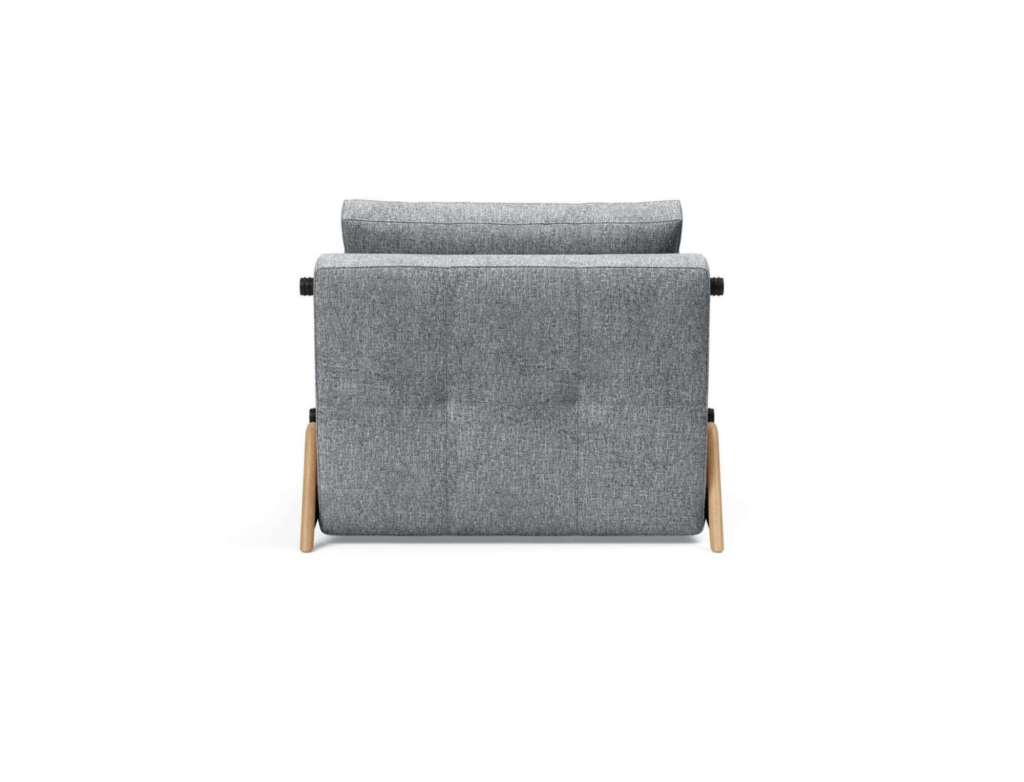 INNOVATION LIVING ™ Sessel CUBED Schlafsessel, Füße Eiche, Breite 98cm, hoher Sitzkomfort