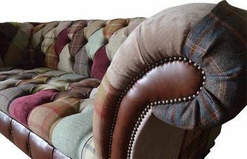 JVmoebel Chesterfield-Sofa, Sofa Dreisitzer Wohnzimmer Klassisch Design Chesterfield Sofas
