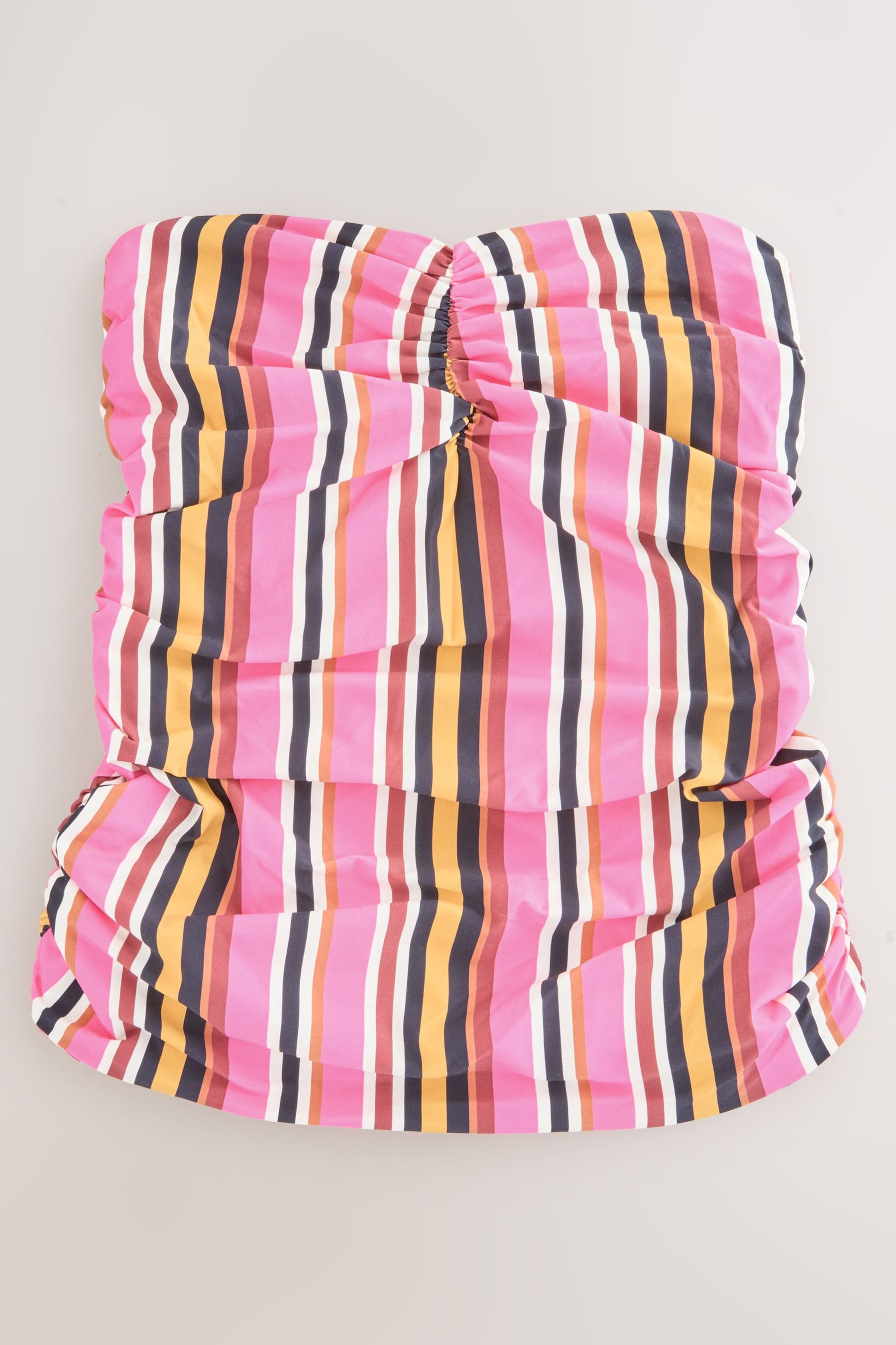 Next Tankini-Top Wendebares Bandeau-Tankini Oberteil mit Raffung (1-St) – Bild 5 von 5