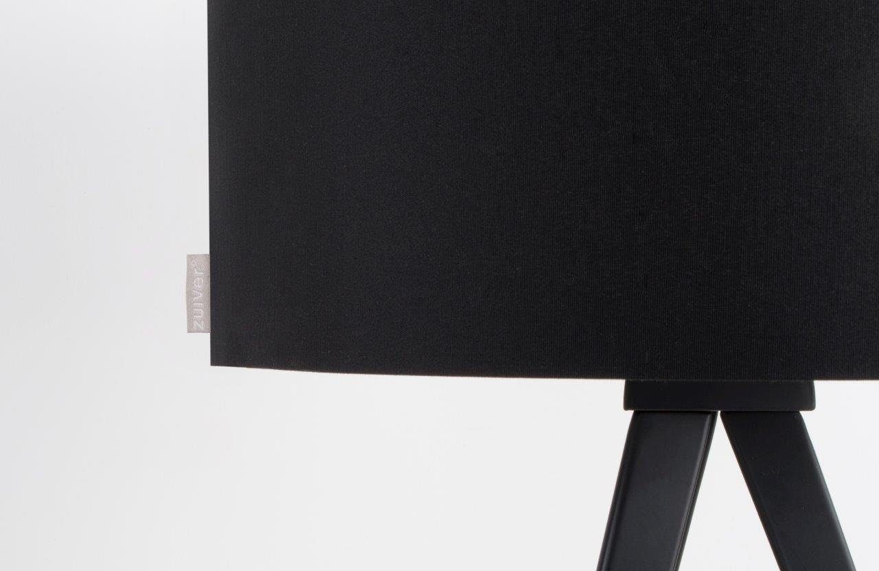 Zuiver Tripod Black, Designer Zuiver Lampe ohne Tischleuchte Table Leuchtmittel Tischleuchte