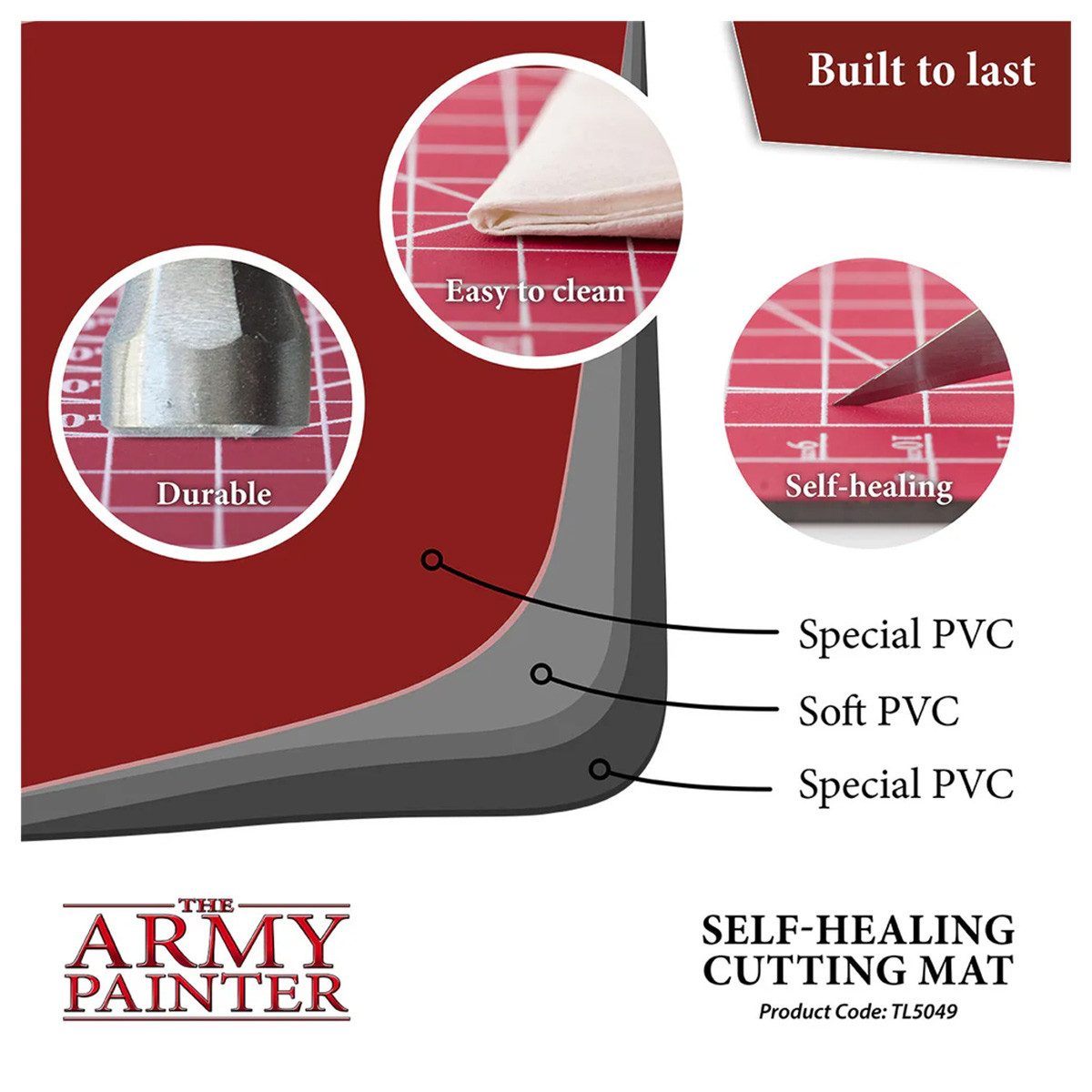 Army Painter Malpinsel Self-Healing Cutting Mat - Schneidunterlage 22 x 30 cm