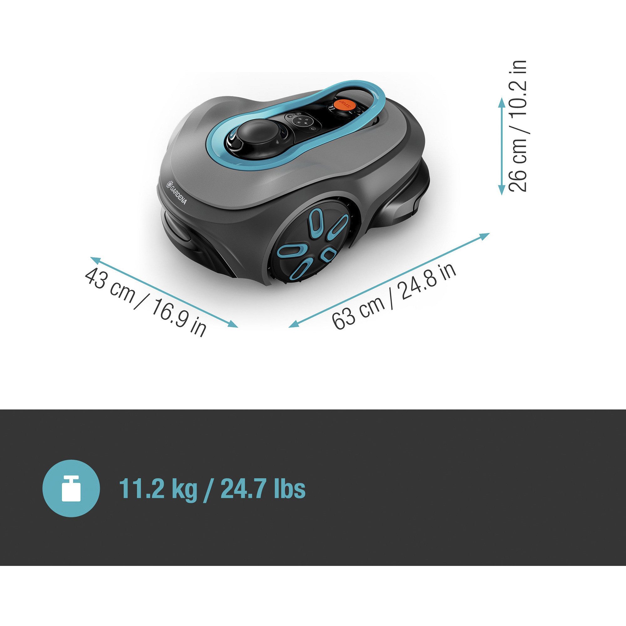 GARDENA robotic lawnmower GARDENA robotic lawnmower smart SILENO free 1,200m² set