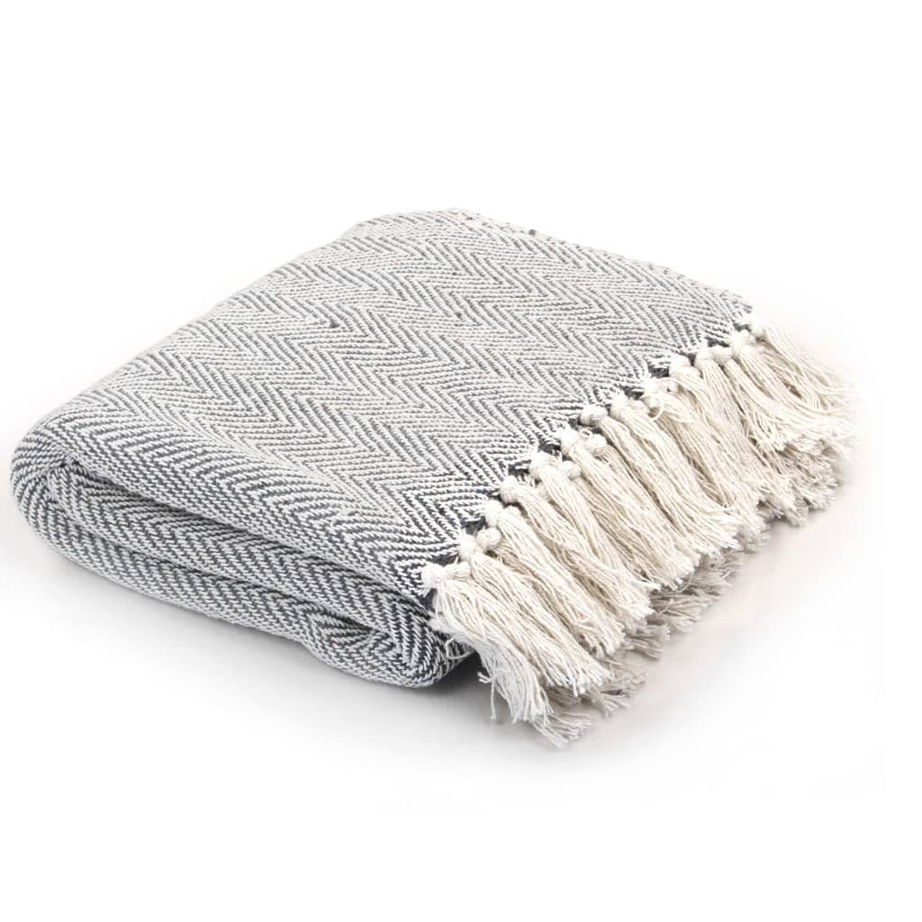 Plaid Kuscheldecke mit Fransen, trendigen Design,aus günstig online kaufen