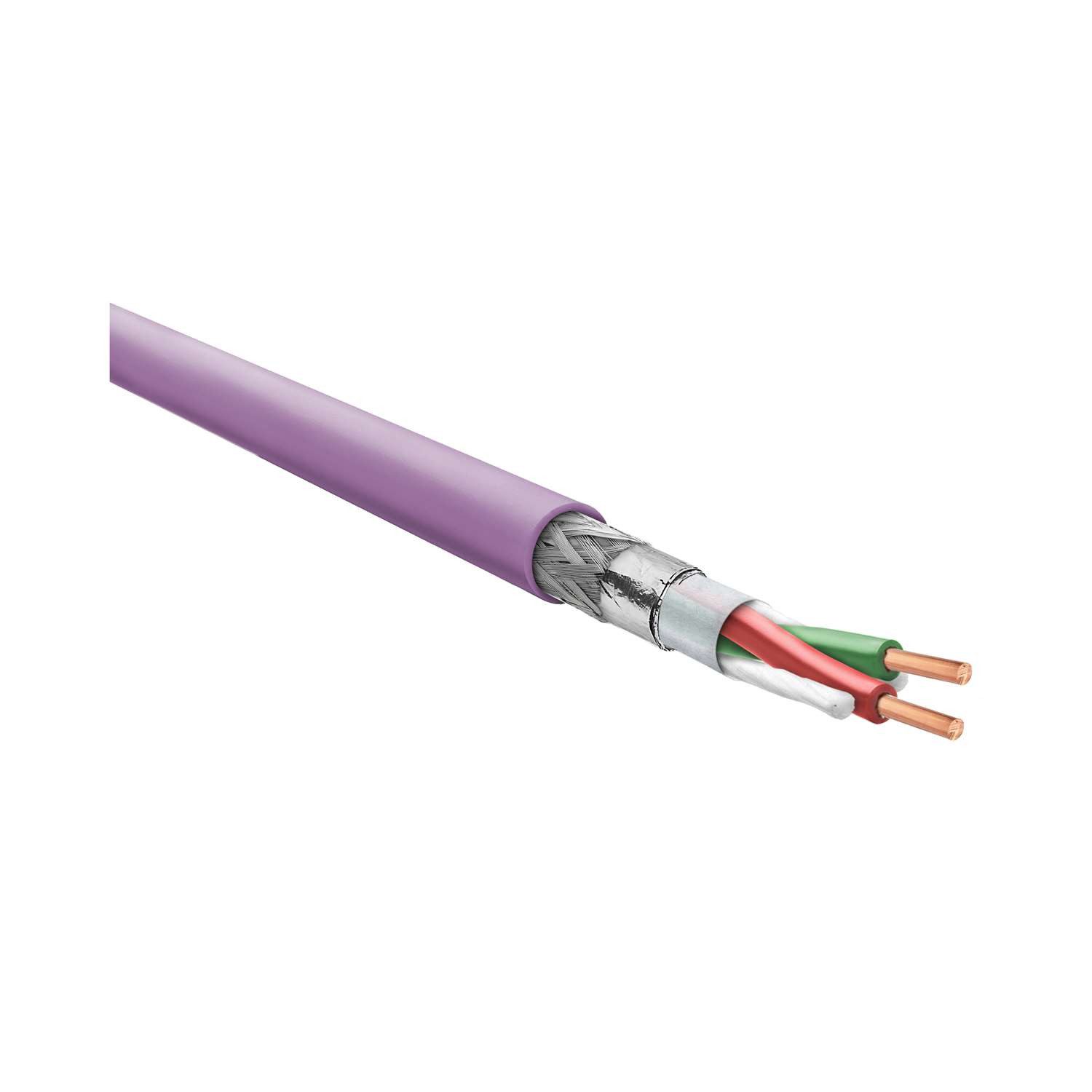 Helukabel Titel:Profibusleitung für feste Verlegung 2-adrig, 1x2x0,64mm² Außend Elektro-Kabel, (1 cm)