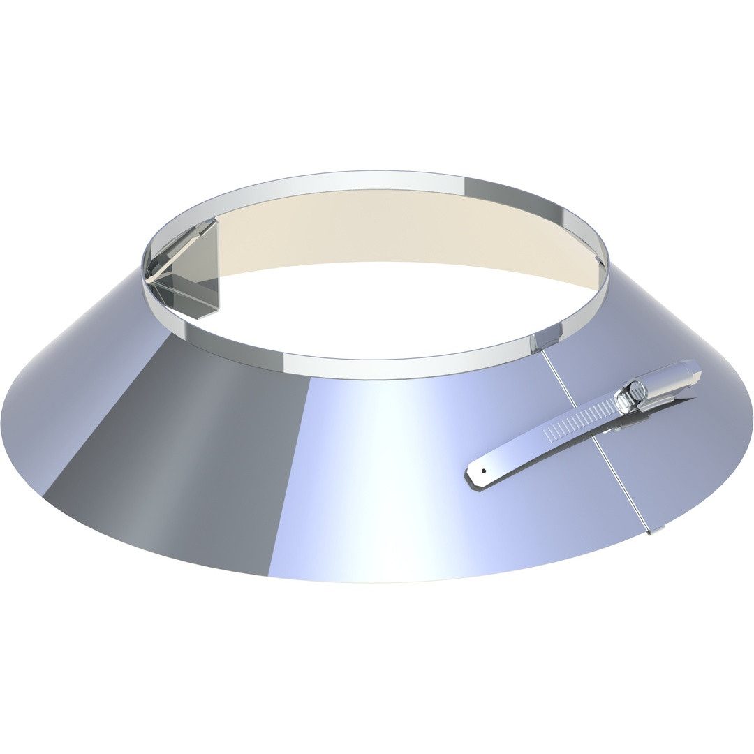 Jeremias Schornstein DW-ECO 2.0 Ø350mm Wetterkr. m. Rand f. Hinterlüft., Ø 350 mm