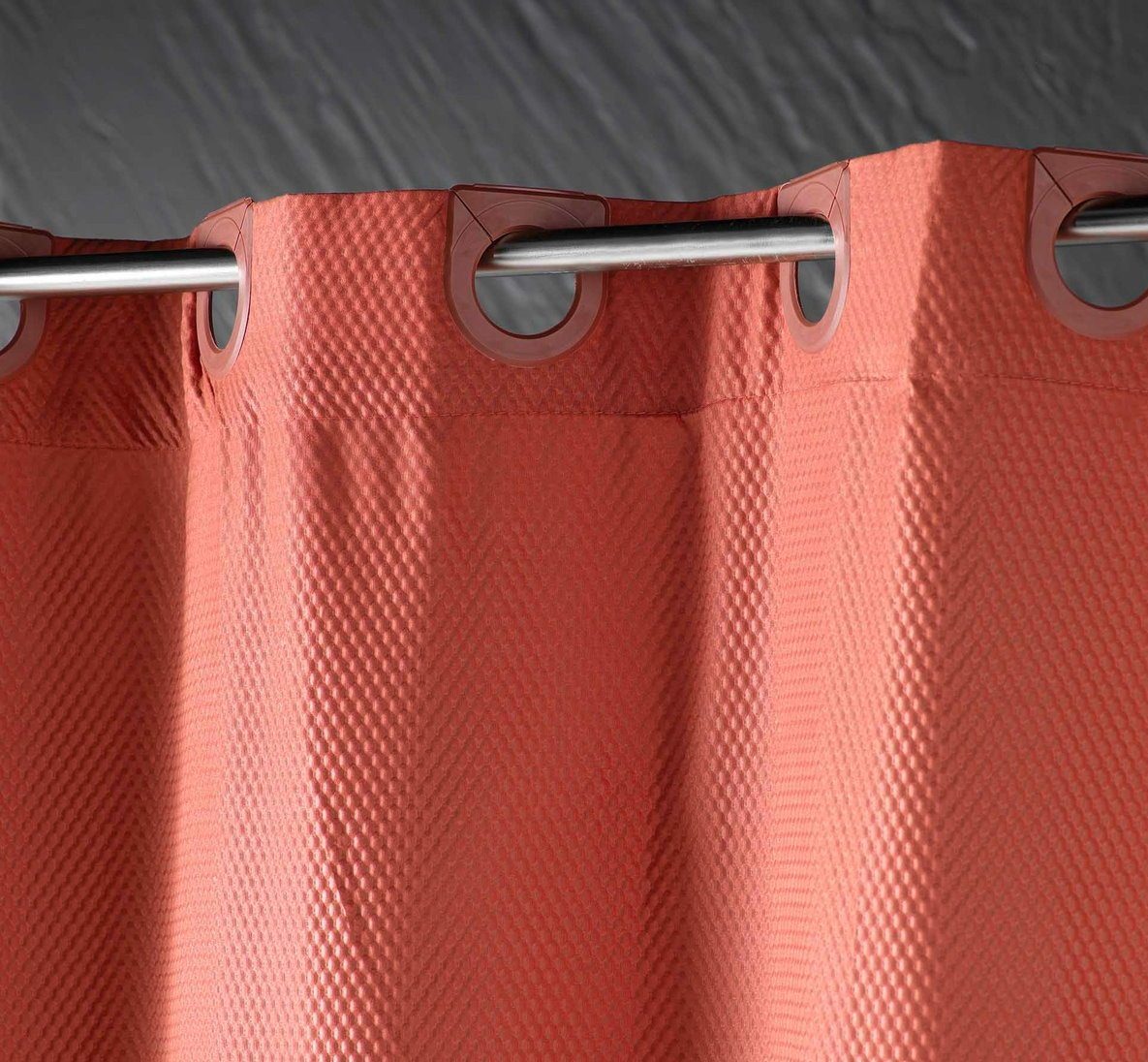 dynamic24 Duschvorhang Breite 180 cm, Premium Textil Struktur Duschvorhang günstig online kaufen