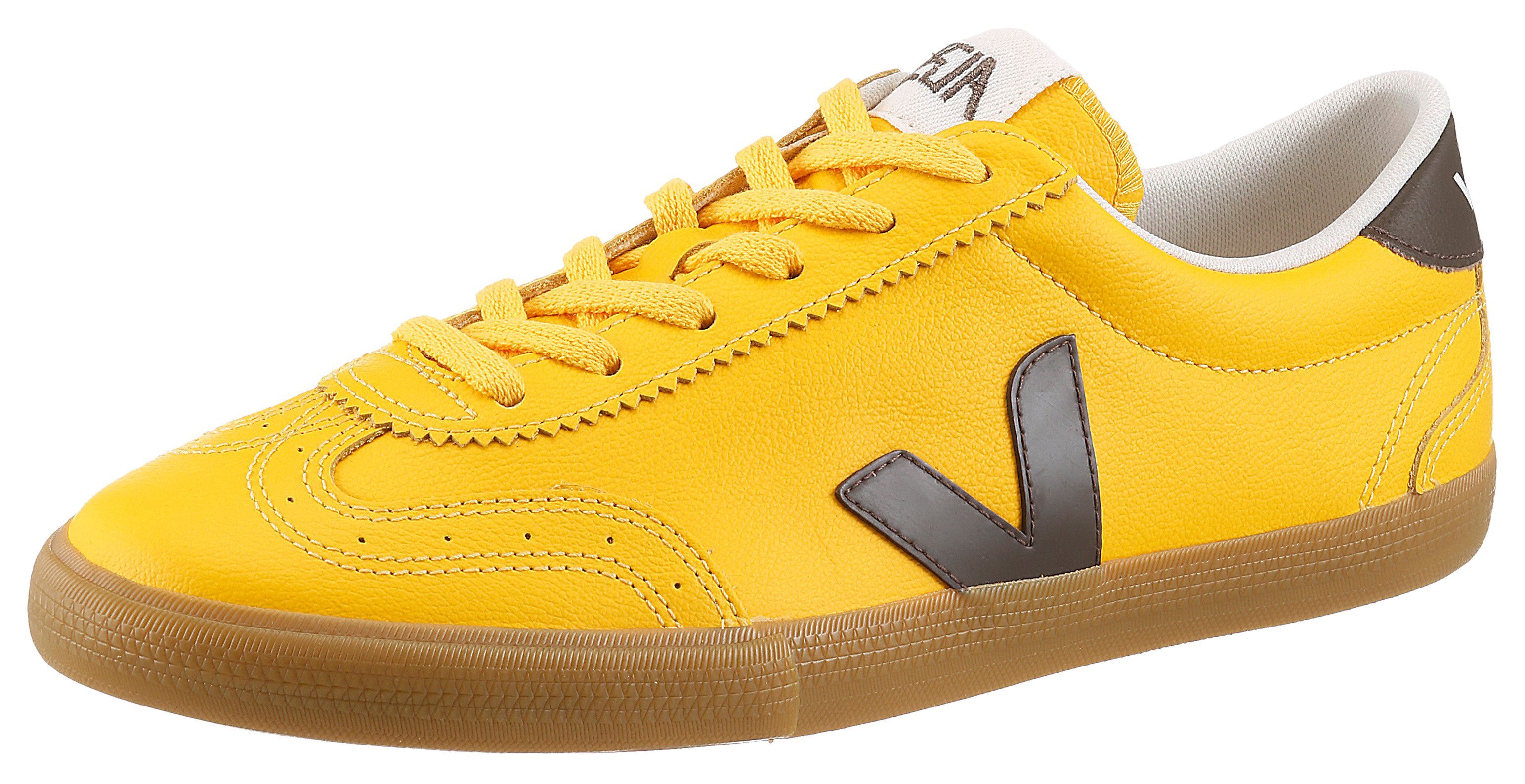 VEJA Volley Sneaker Freizeitschuh, Halbschuh, Schnürschuh mit Retro-Lochung