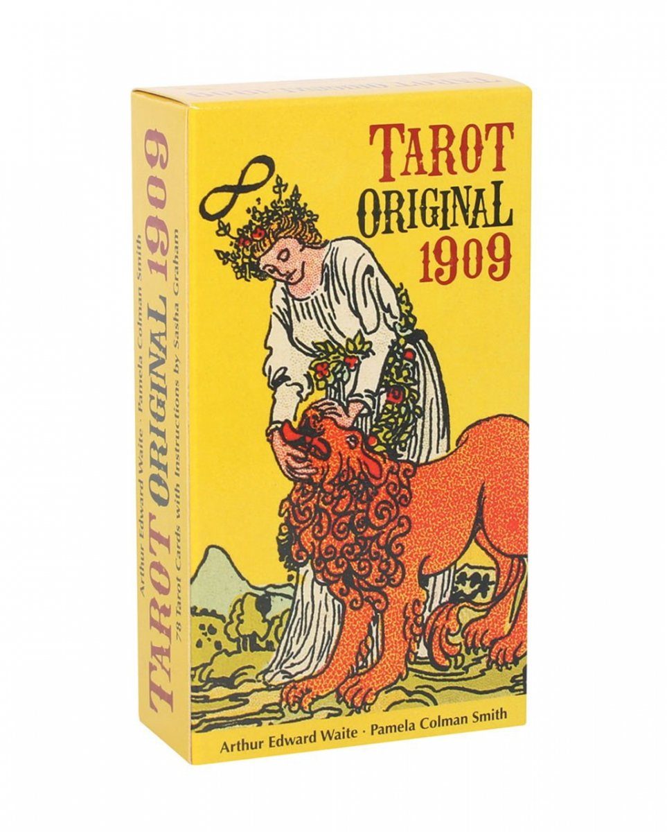 Horror-Shop Dekofigur Original 1909 Tarot Deck mit 78 Karten
