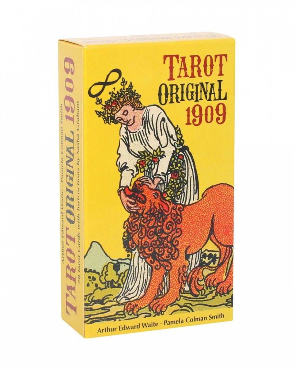 Horror-Shop Dekofigur Original 1909 Tarot Deck mit 78 Karten günstig online kaufen