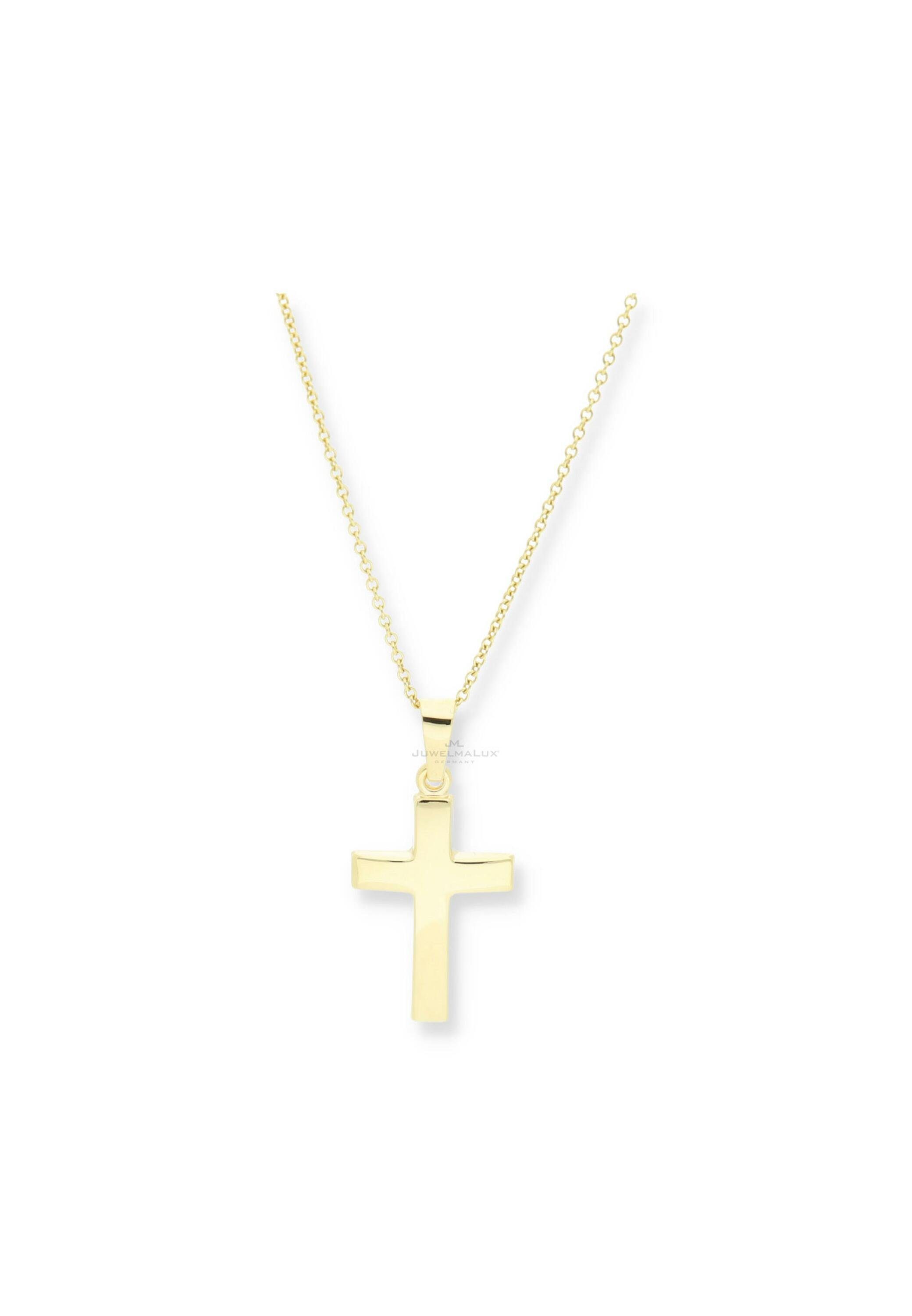 JuwelmaLux Kreuzanhänger Kreuz Anhänger 333/000 (8 Karat) Gold, ohne Kette, inkl. Schmuckschachtel