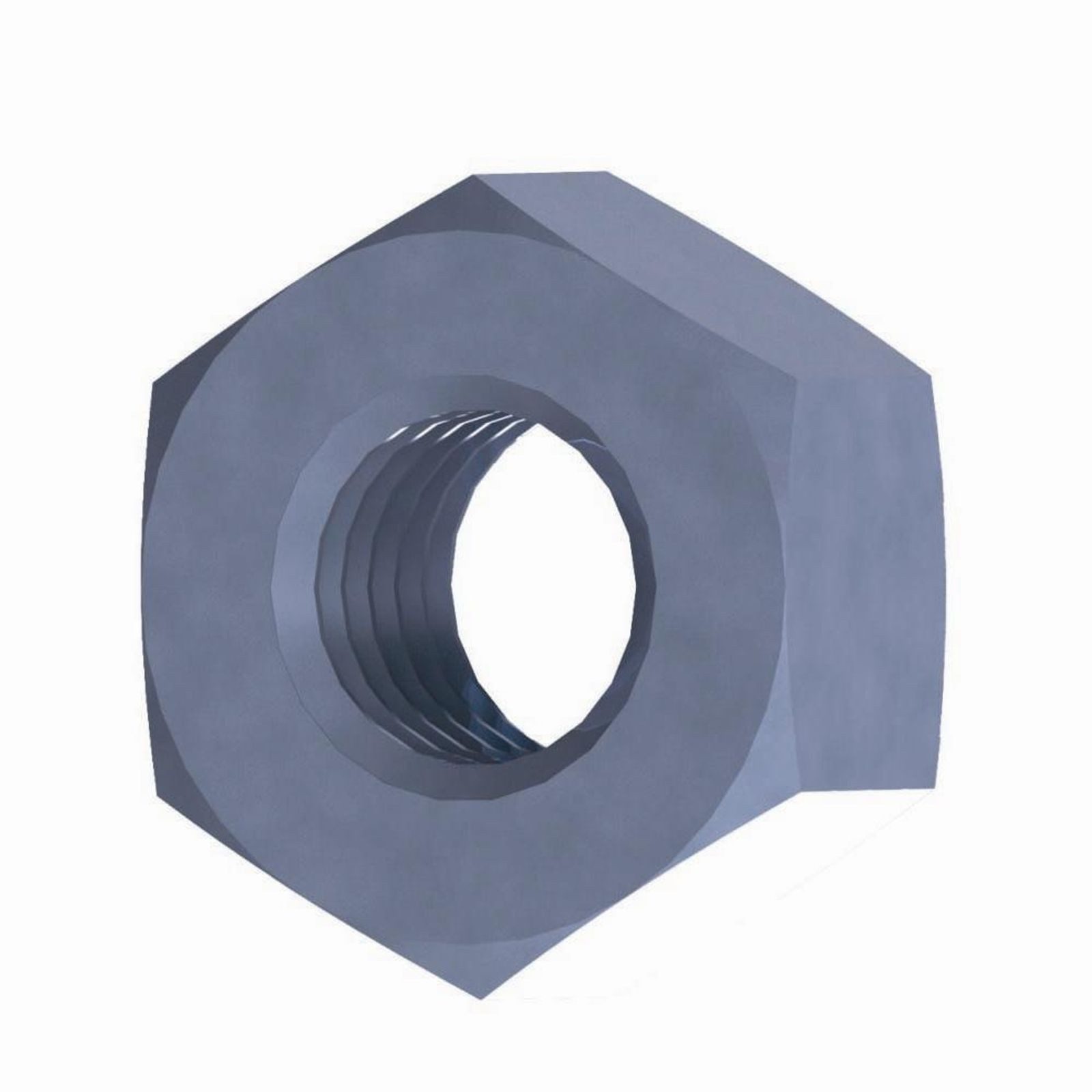 REISSER-Schraubentechnik GmbH Sechskantmutter SB Sechskantmutter verzinkt, 8 mm Paket 100 Stück Stahl, verzinkt, bla