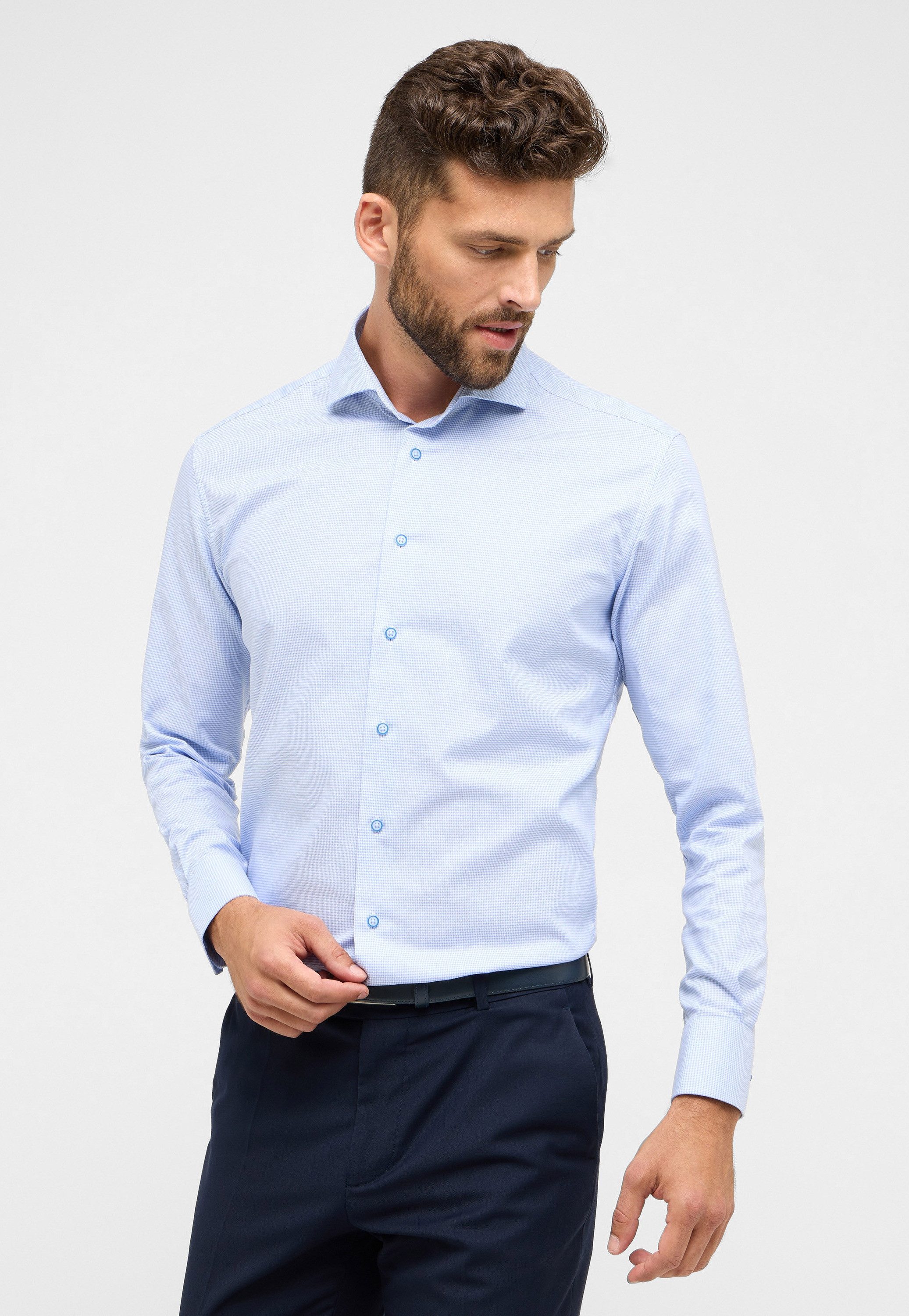Eterna Langarmhemd MODERN FIT NON IRON günstig online kaufen