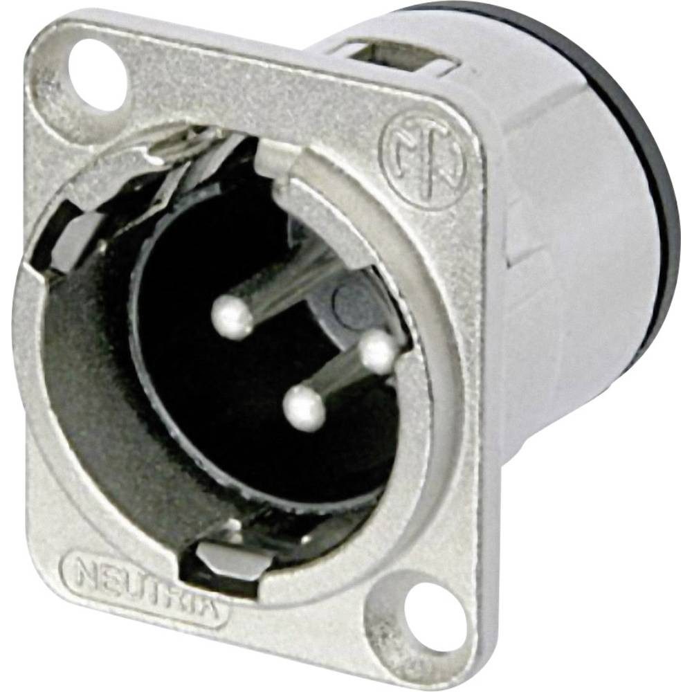 Neutrik XLR-FLanschstecker NC3MD-V Audio- & Video-Adapter