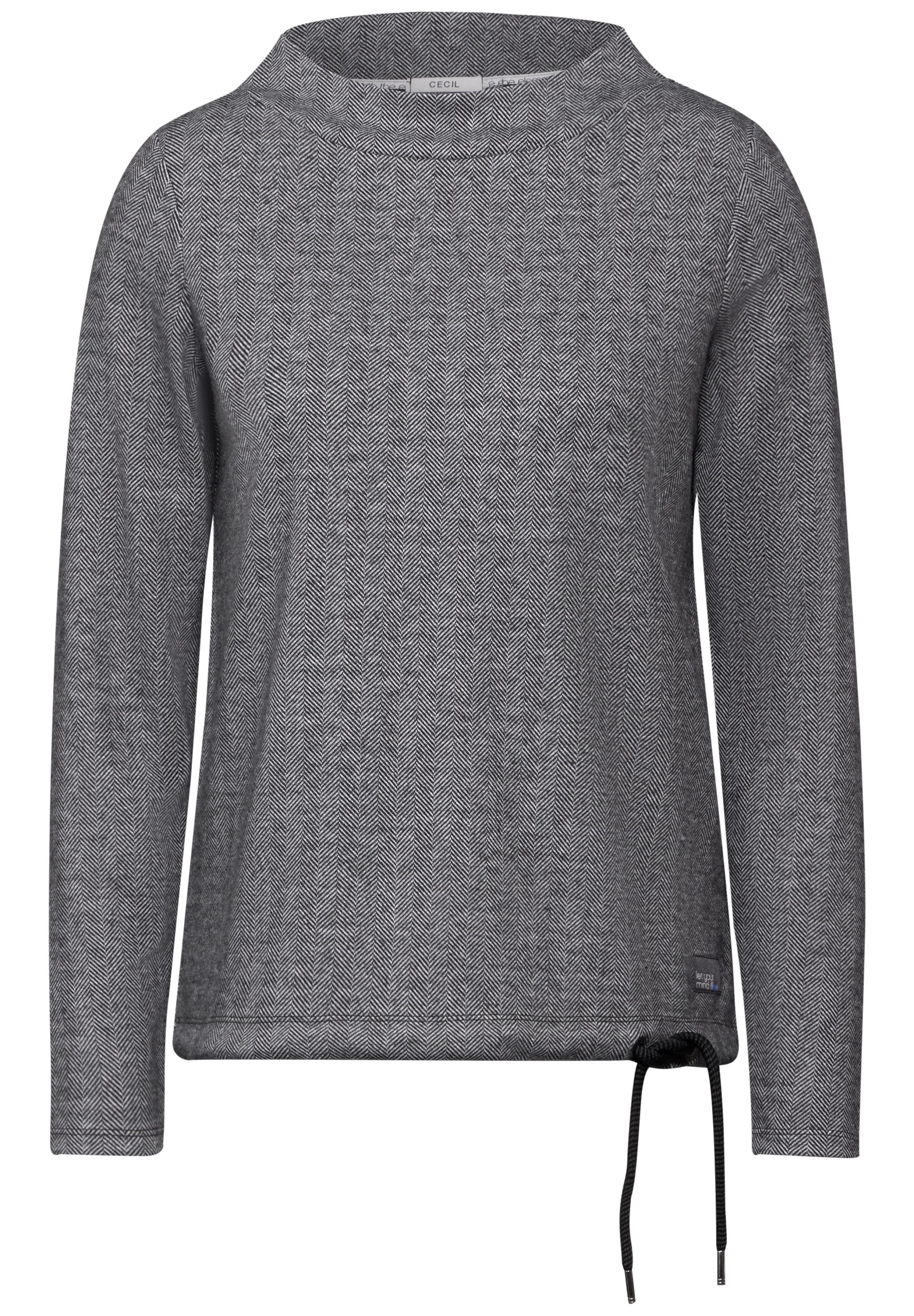 CECIL Langarmshirt mit Kragen