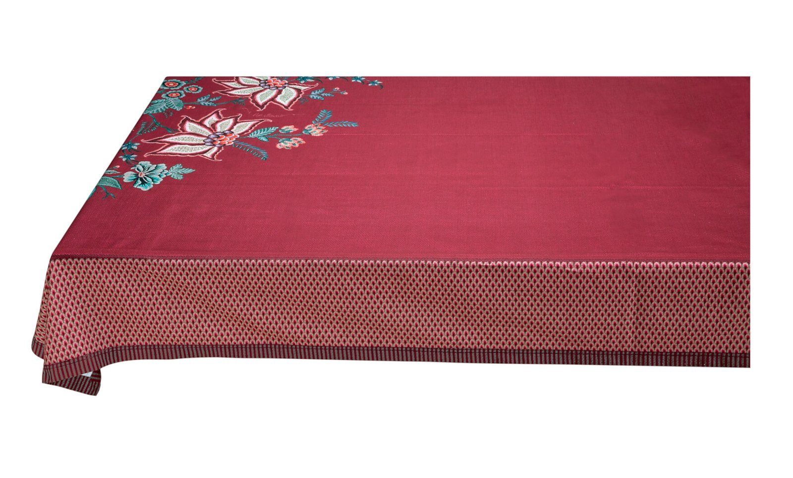 Tischdecke Flower Festival Tischdecke dark pink 150 x 300 cm