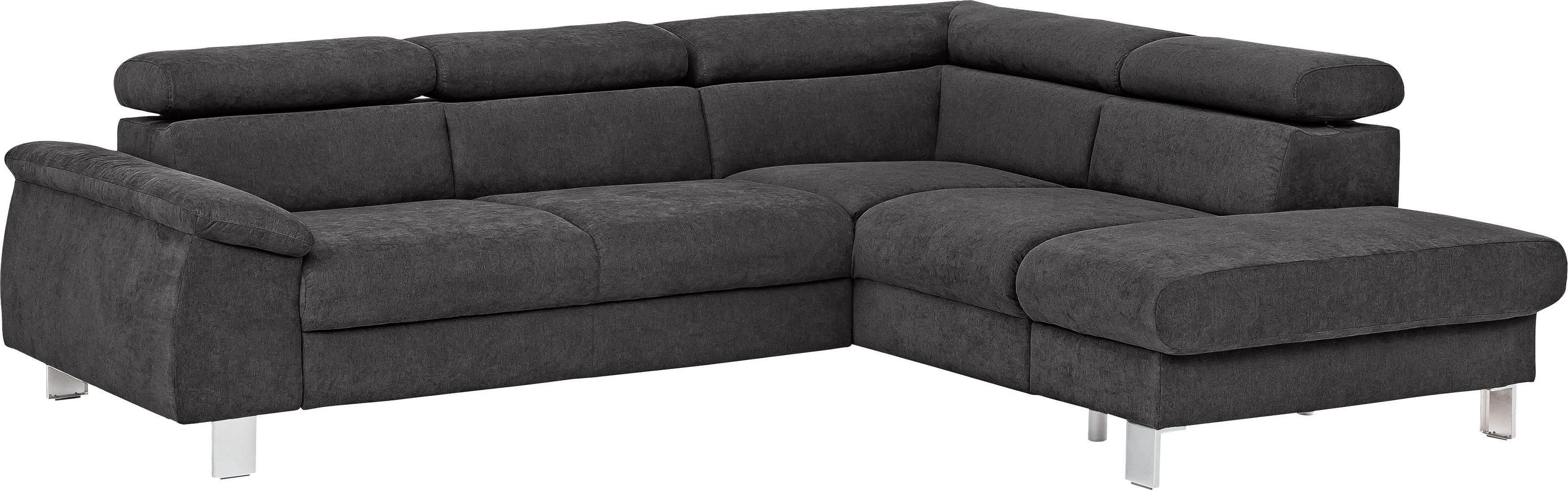 COTTA Ecksofa "Komaris L-Form mit Kopfteilverstellung", wahlweise mit Bettf günstig online kaufen
