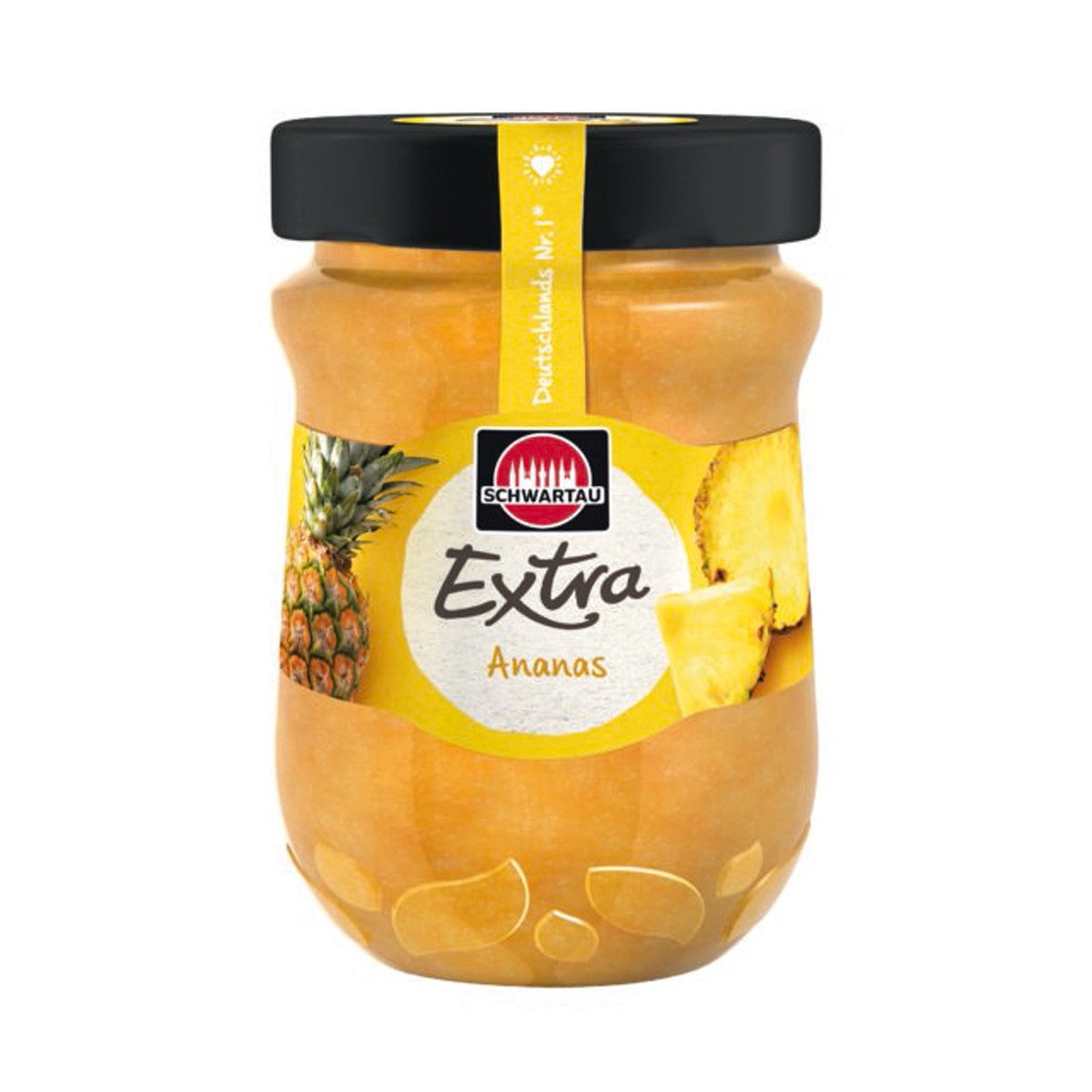 SCHWARTAU Fruchtaufstrich, Schwartau Extra Ananas Fruchtaufstrich aus besten Früchten 340g